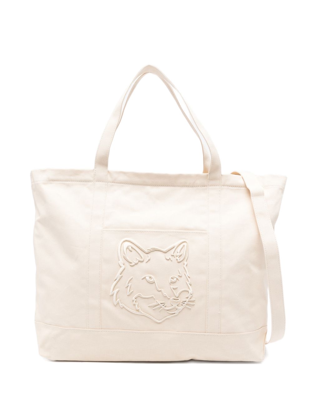MAISON KITSUNE' Bags.. Beige LW05105WW01070432 (Maison Kitsuné / トートバッグ ) | Maison Kitsuné (メゾン キツネ)