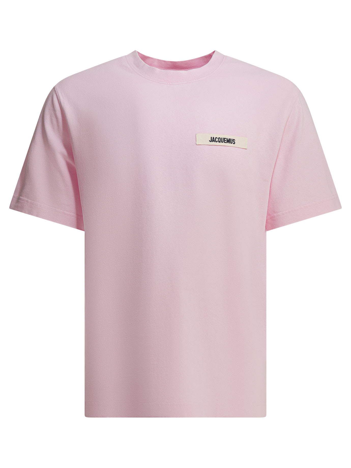 "Gros Grain" crew-neck T-shirt TSM00133AJ00226PINK (JACQUEMUS / Tシャツ・カットソー ) | JACQUEMUS (ジャックムス)