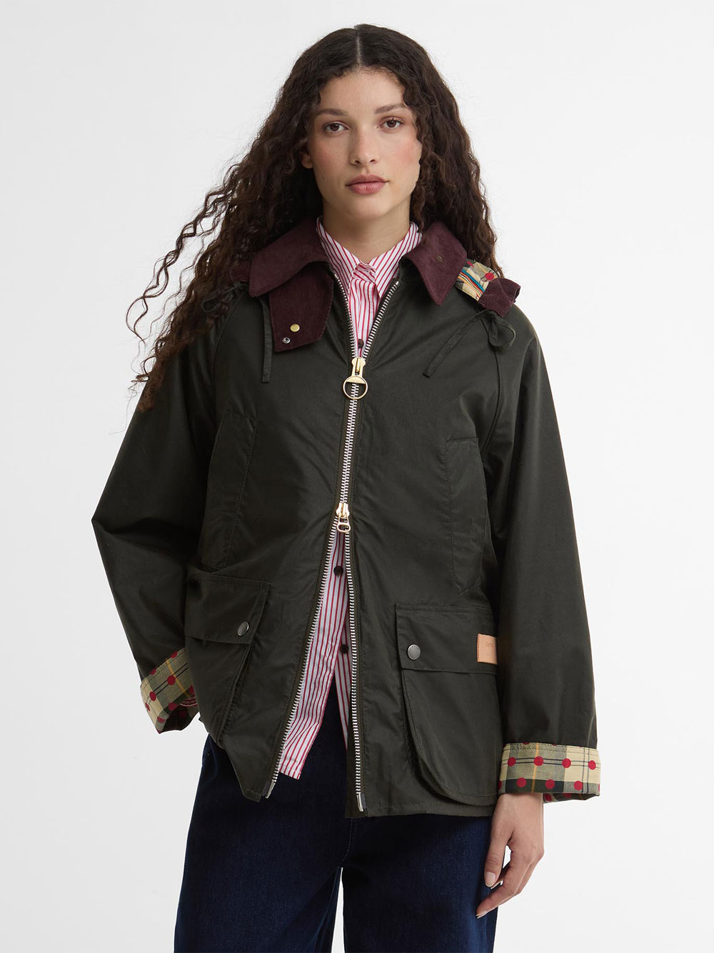 PAUL SMITH LOVES BARBOUR: BEDALE WAXED JACKET LWX1545OL51 (Barbour / カジュアルジャケット ) | Barbour (バブアー)(1)