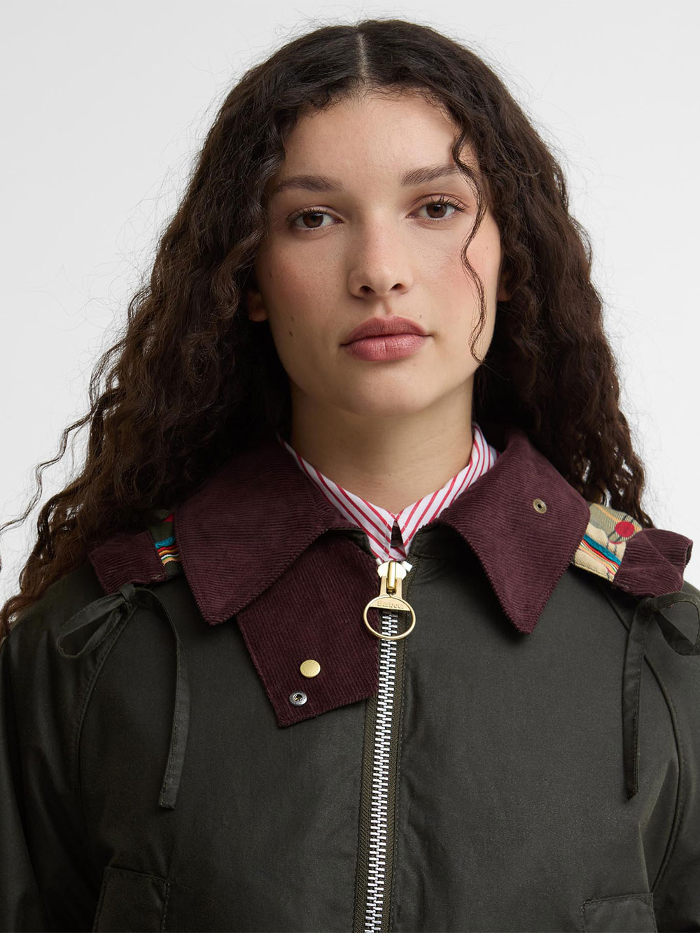 PAUL SMITH LOVES BARBOUR: BEDALE WAXED JACKET LWX1545OL51 (Barbour / カジュアルジャケット ) | Barbour (バブアー)(3)