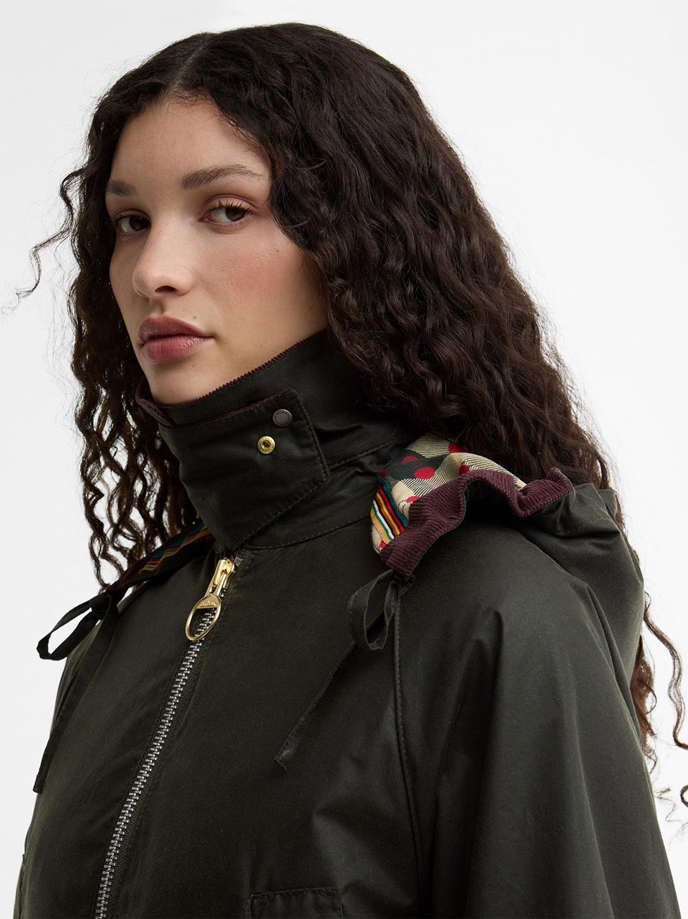 PAUL SMITH LOVES BARBOUR: BEDALE WAXED JACKET LWX1545OL51 (Barbour / カジュアルジャケット ) | Barbour (バブアー)(4)