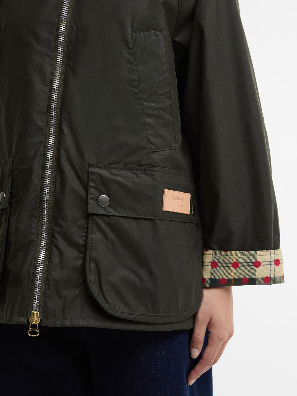 PAUL SMITH LOVES BARBOUR: BEDALE WAXED JACKET LWX1545OL51 (Barbour / カジュアルジャケット ) | Barbour (バブアー)(6)