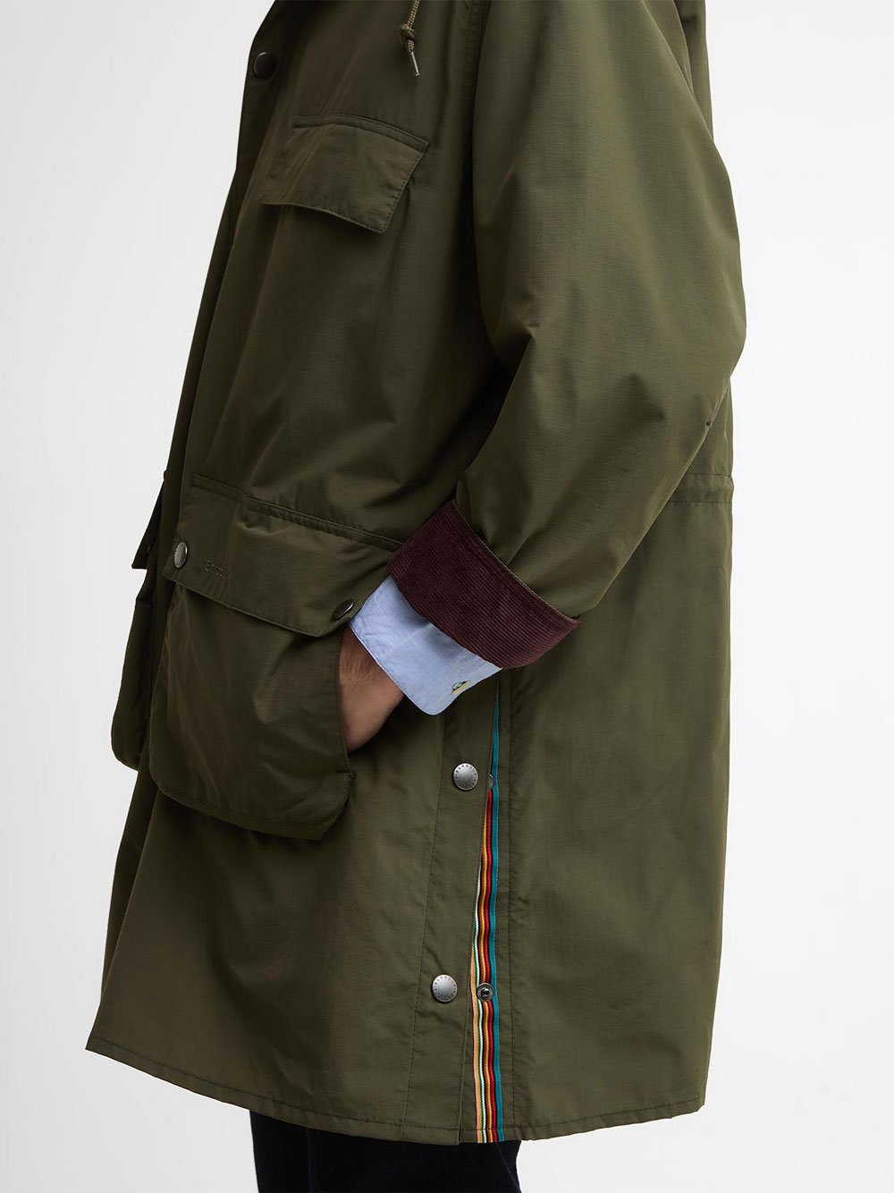 PAUL SMITH LOVES BARBOUR: CASUAL PARKA MCA1127OL52 (Barbour / コート ) | Barbour (バブアー)(4)