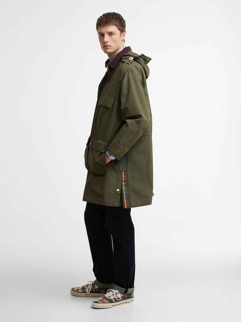 PAUL SMITH LOVES BARBOUR: CASUAL PARKA MCA1127OL52 (Barbour / コート ) | Barbour (バブアー)(7)