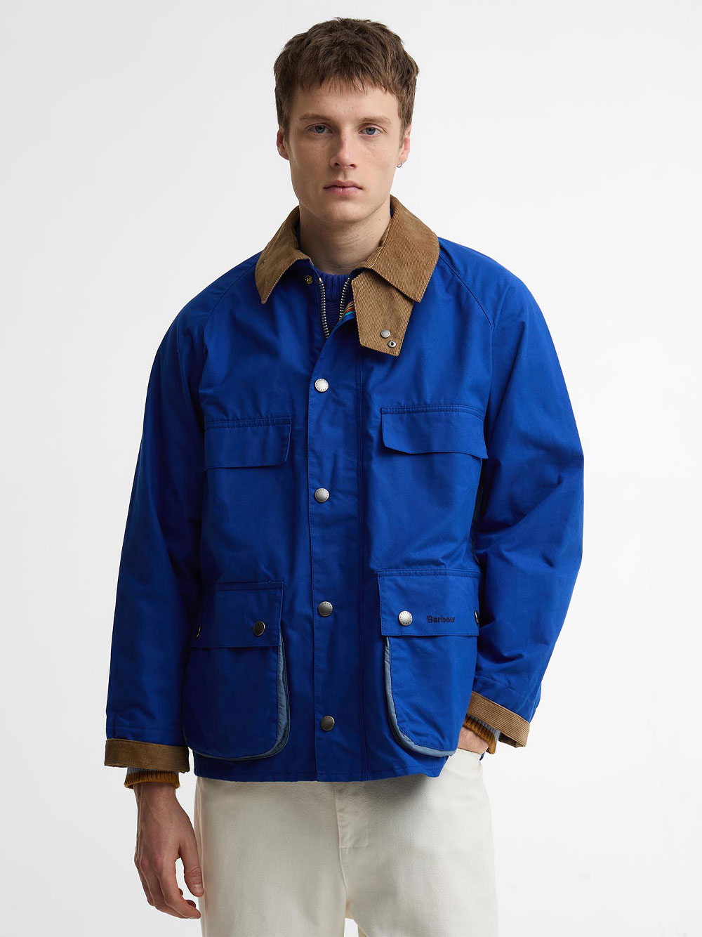 PAUL SMITH LOVES BARBOUR: SUGARLUMP BEDALE CASUAL JACKET MCA1126BL51 (Barbour / カジュアルジャケット ) | Barbour (バブアー)(1)