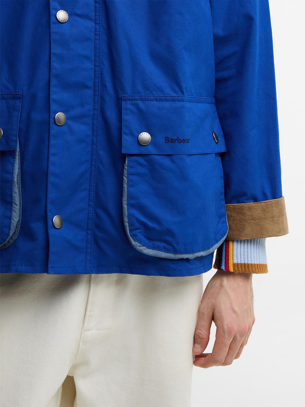 PAUL SMITH LOVES BARBOUR: SUGARLUMP BEDALE CASUAL JACKET MCA1126BL51 (Barbour / カジュアルジャケット ) | Barbour (バブアー)(6)