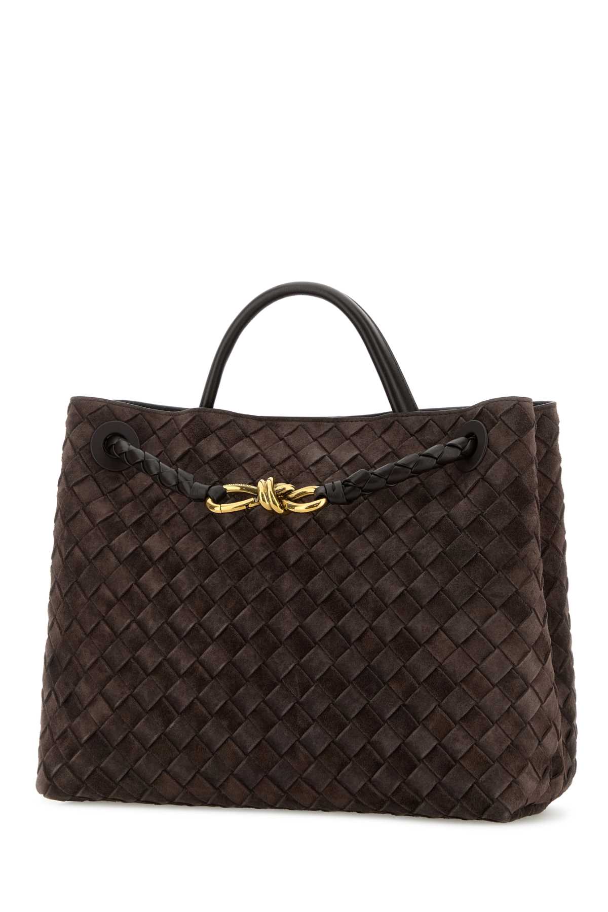 Dark brown suede Andiamo medium handbag 766016V5ZZ12272 (Bottega Veneta / ハンドバッグ・ショルダーバッグ ) | Bottega Veneta (ボッテガ・ヴェネタ)(1)