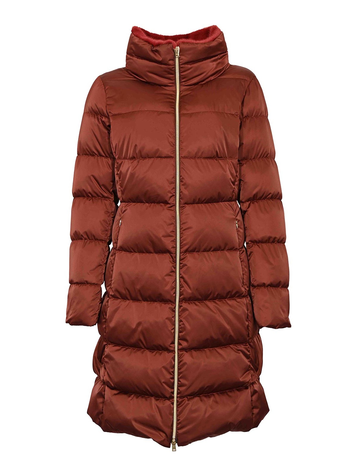 Long Quilted Burgundy Down Jacket PI002124D12170Z6705 (Herno / ダウンジャケット・コート ) | Herno (ヘルノ)