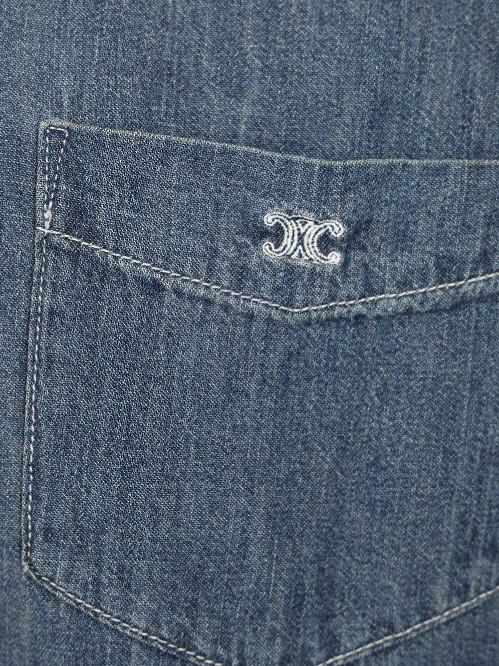 BOWLING SHIRT DENIM RC0D7208I07UO (CELINE / シャツ・ブラウス ) | CELINE (セリーヌ)(2)