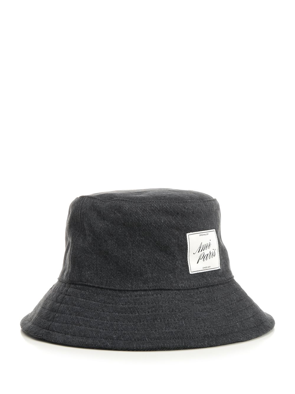 TOPSTITCHINGS DENIM HAT USED BLACK DENIM UHA684DE0124001 (AMI Paris / 帽子 ) | AMI Paris (アミパリス)(1)