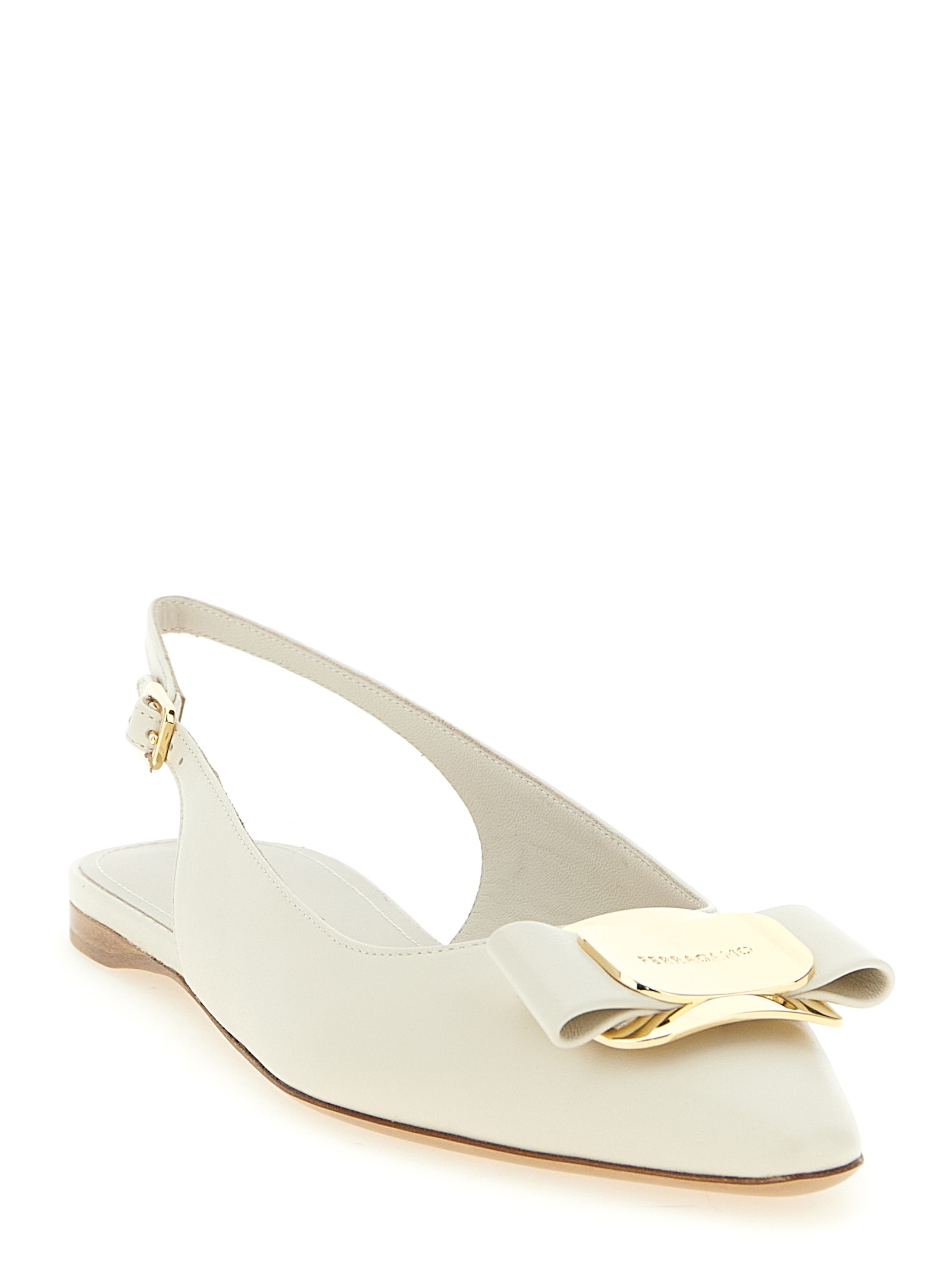 'Zelmy' slingback 790607MASCARPONE (FERRAGAMO / フラットシューズ ) | FERRAGAMO (フェラガモ)(1)