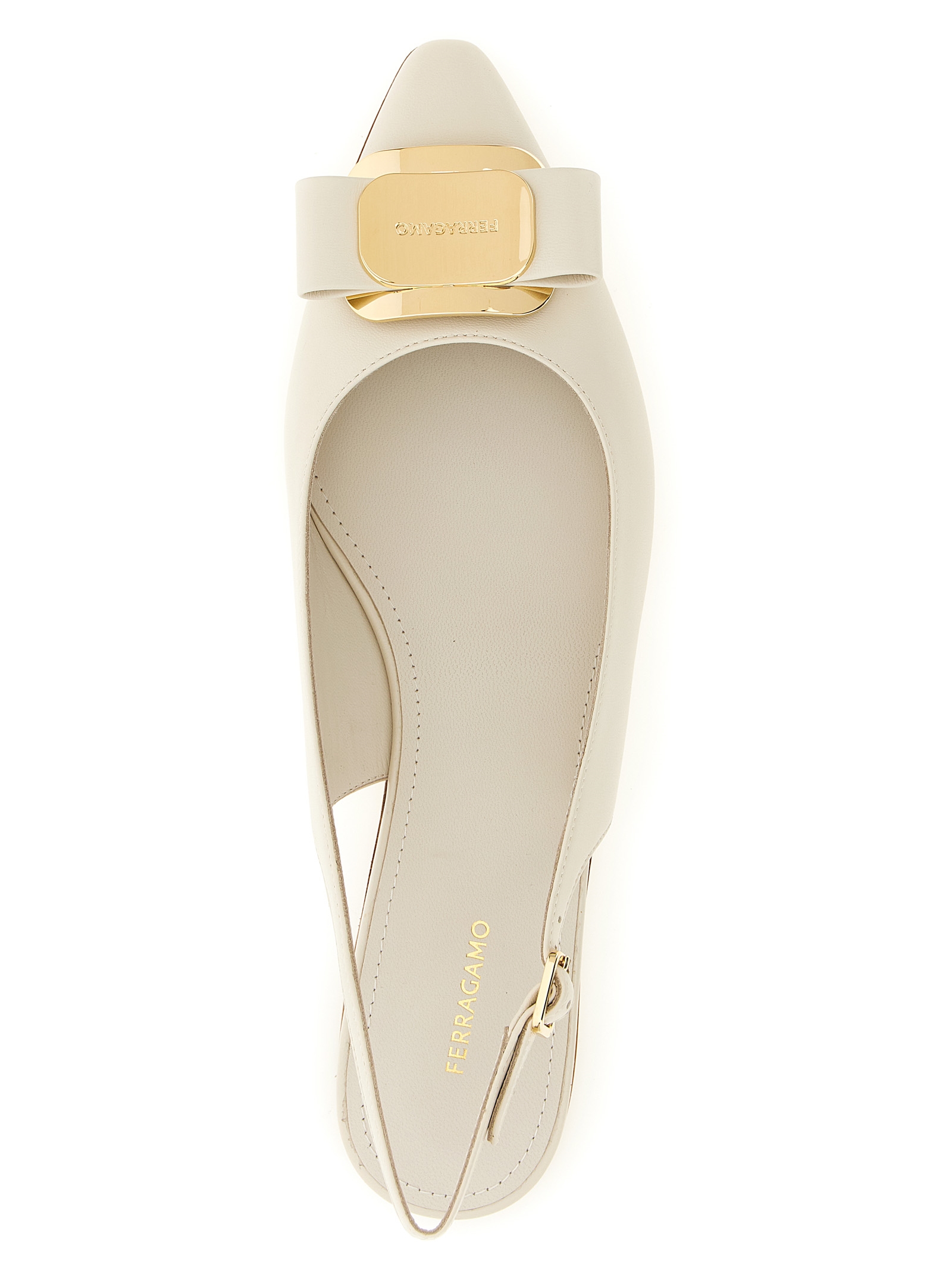 'Zelmy' slingback 790607MASCARPONE (FERRAGAMO / フラットシューズ ) | FERRAGAMO (フェラガモ)(3)