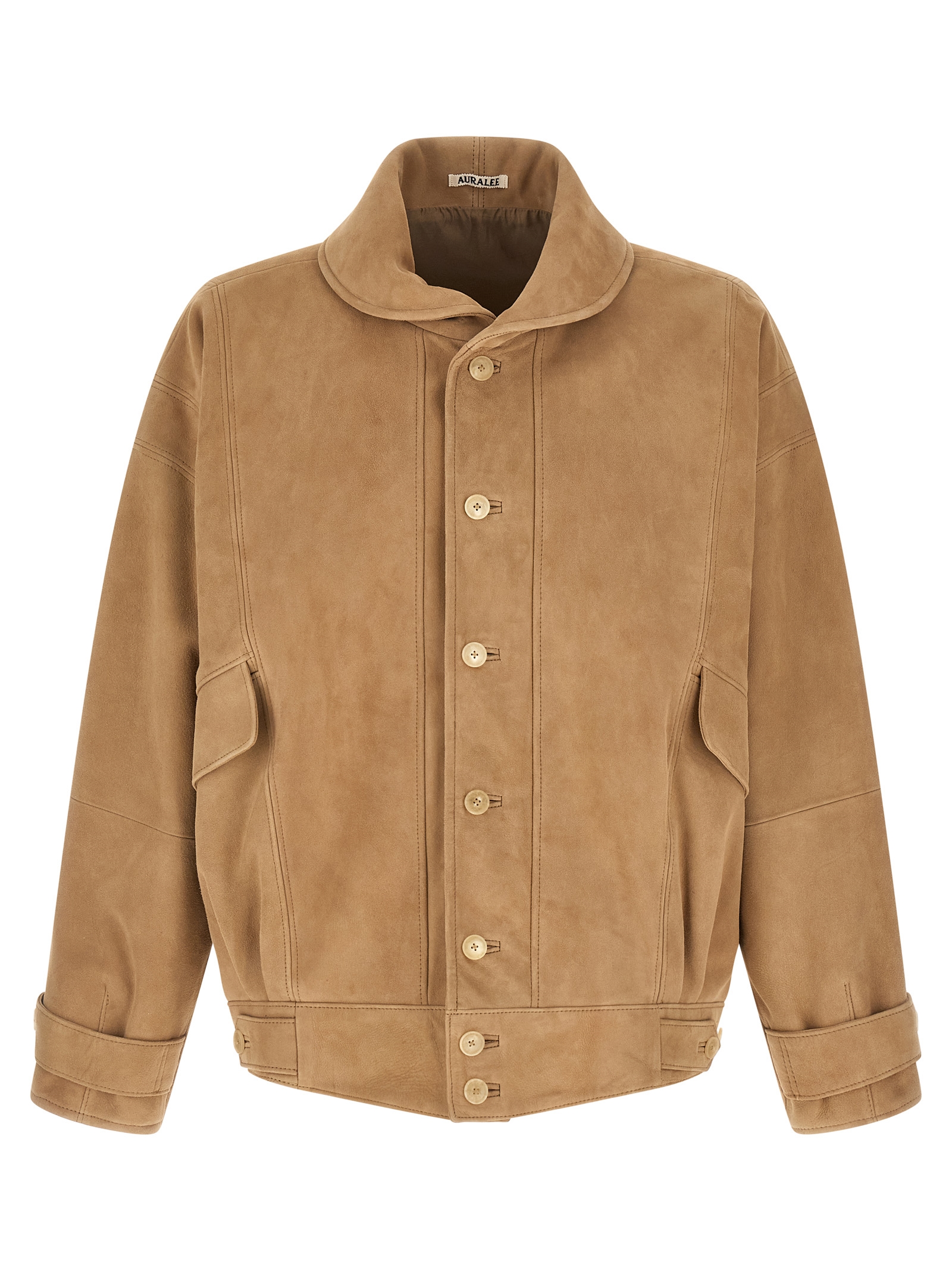 Full grain leather blouson A26SB01SGTAUPE (AURALEE / レザー&ファージャケット・コート ) | AURALEE (オーラリー)