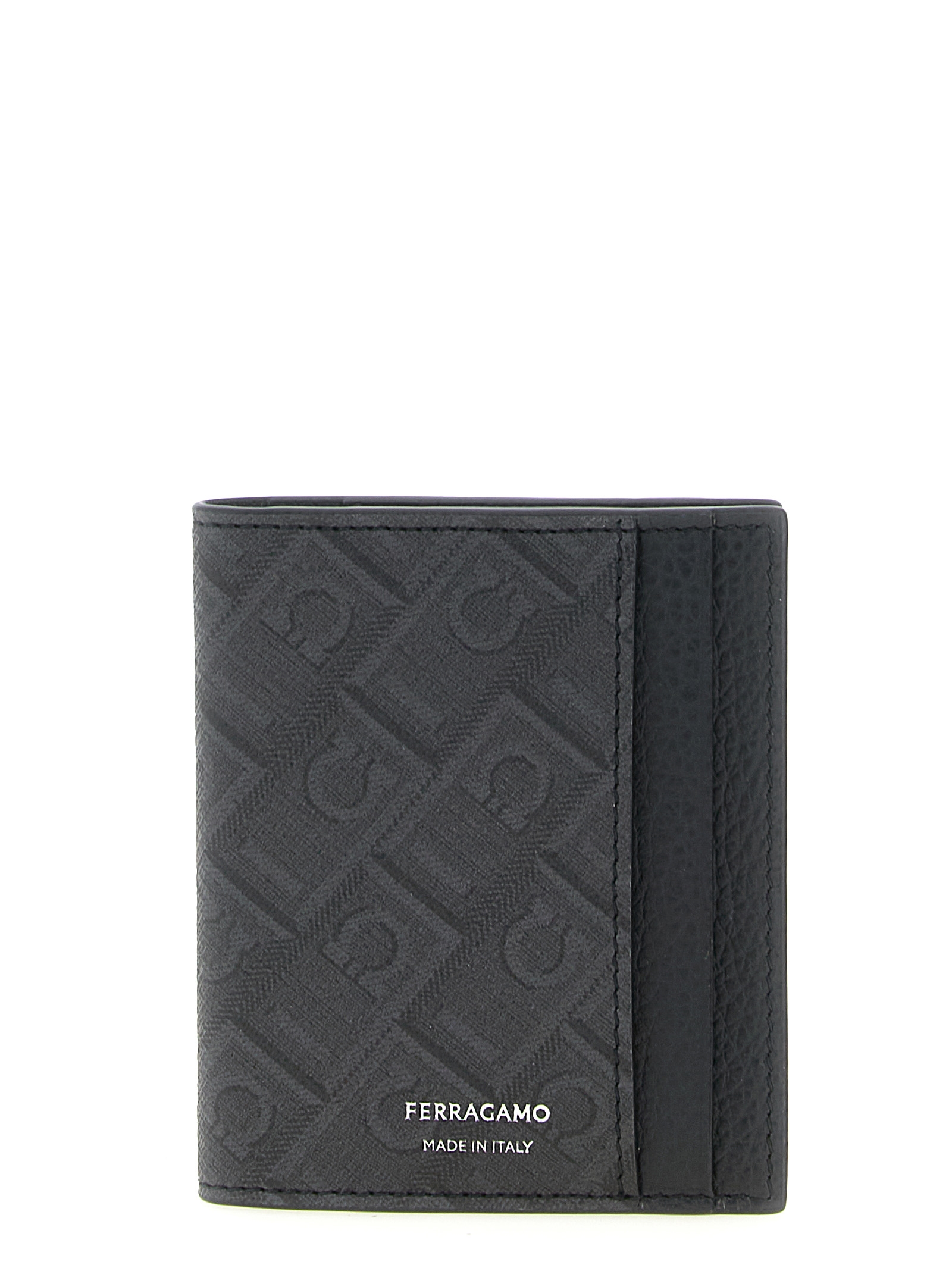 'Ferragamo Monogram' card holder 780333NEROGRIGIO (FERRAGAMO / 財布・カードケース ) | FERRAGAMO (フェラガモ)