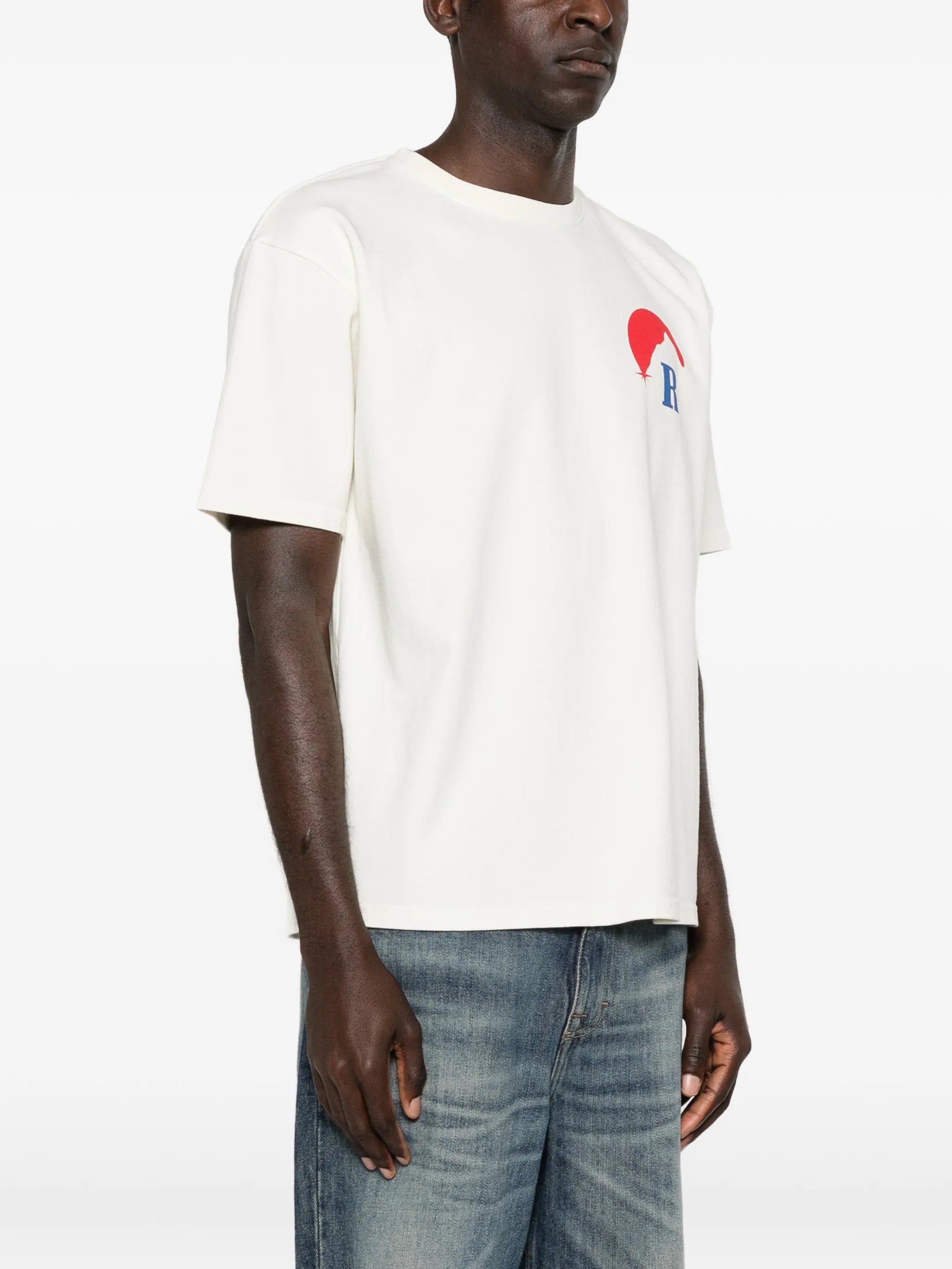 Rhude T-shirts and Polos White RHPS26TT180126010WHITE (RHUDE / Tシャツ・カットソー ) | RHUDE (ルード)(3)