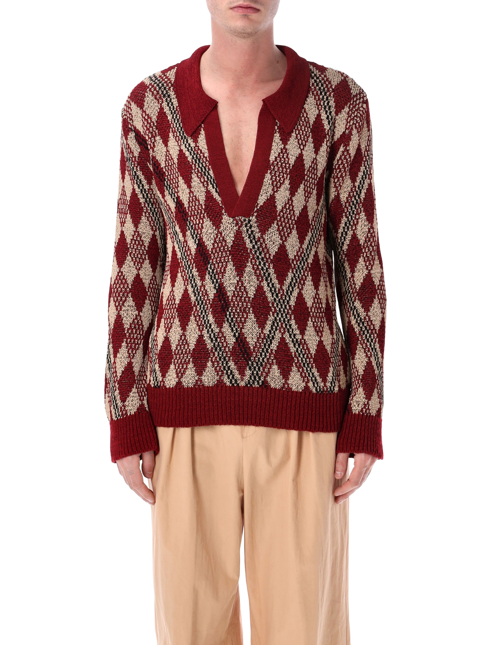 Dries Van Noten Sweaters Purple 0212473722359 (Dries Van Noten / ニット・セーター・カーディガン ) | Dries Van Noten (ドリスヴァンノッテン)