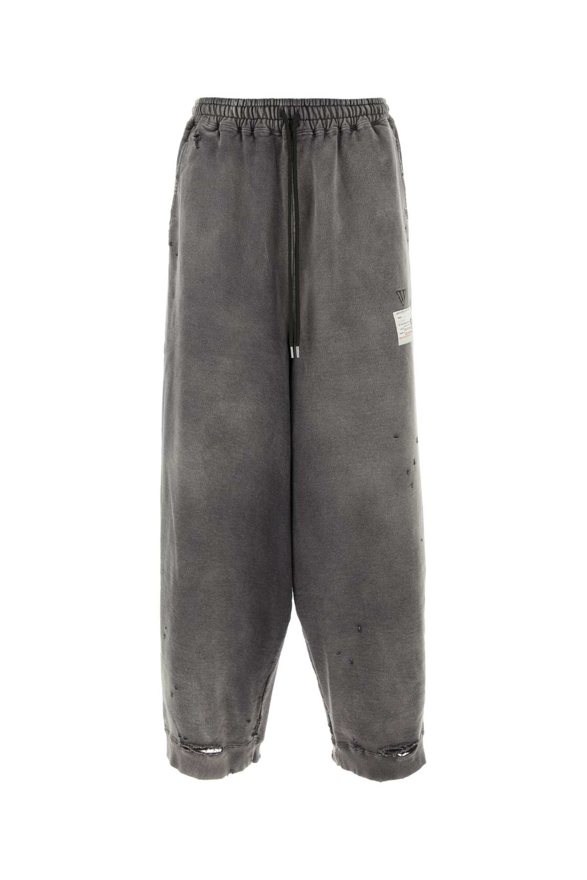 Black cotton joggers A15PT554BLACK (Maison Mihara Yasuhiro / パンツ ) | Maison Mihara Yasuhiro (メゾン ミハラ ヤスヒロ)