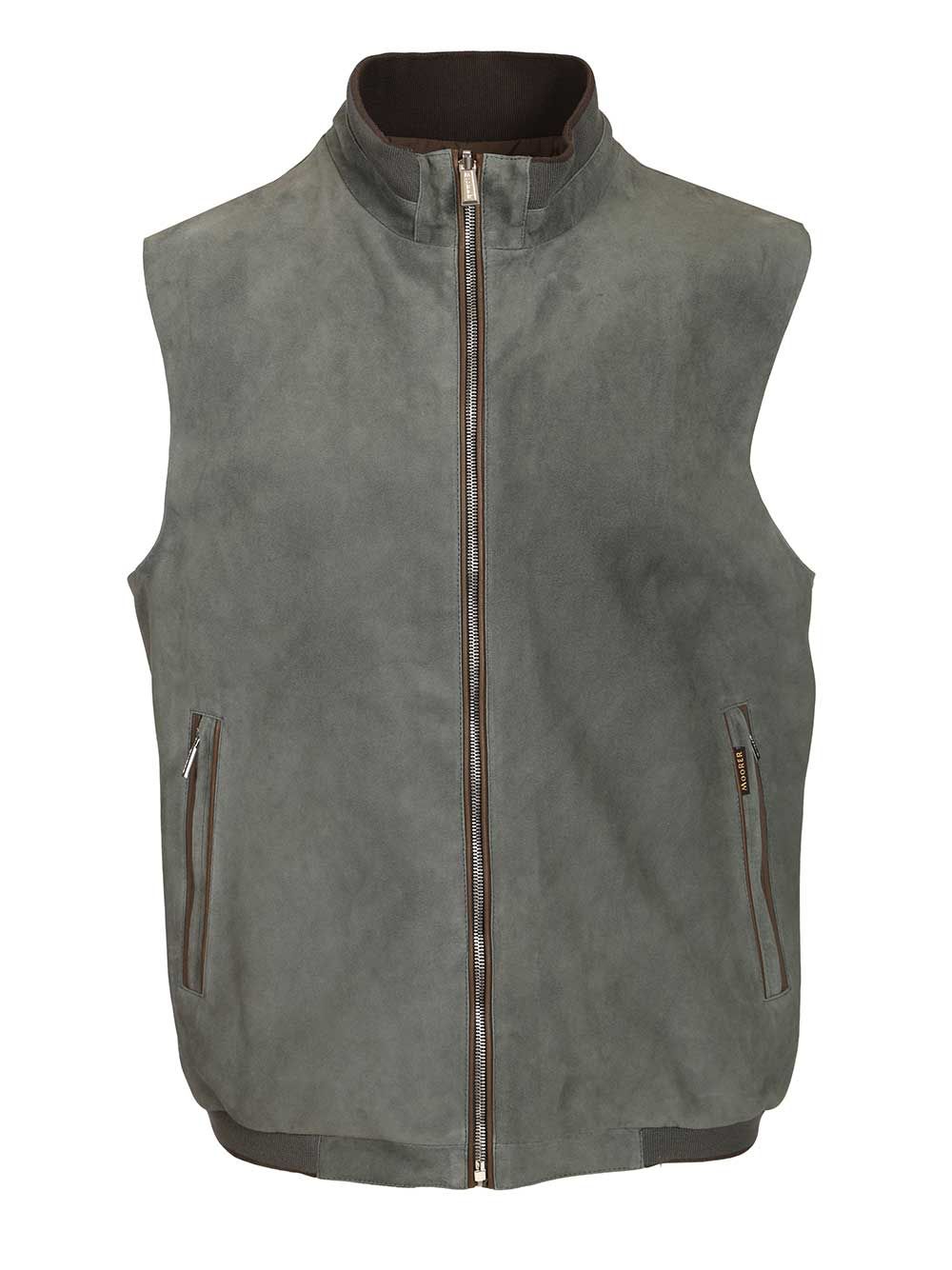 FIORESI-USK LEATHER VEST MOUGL100137TEPAR95V3757 (MooRER / ベスト ) | MooRER (ムーレー)