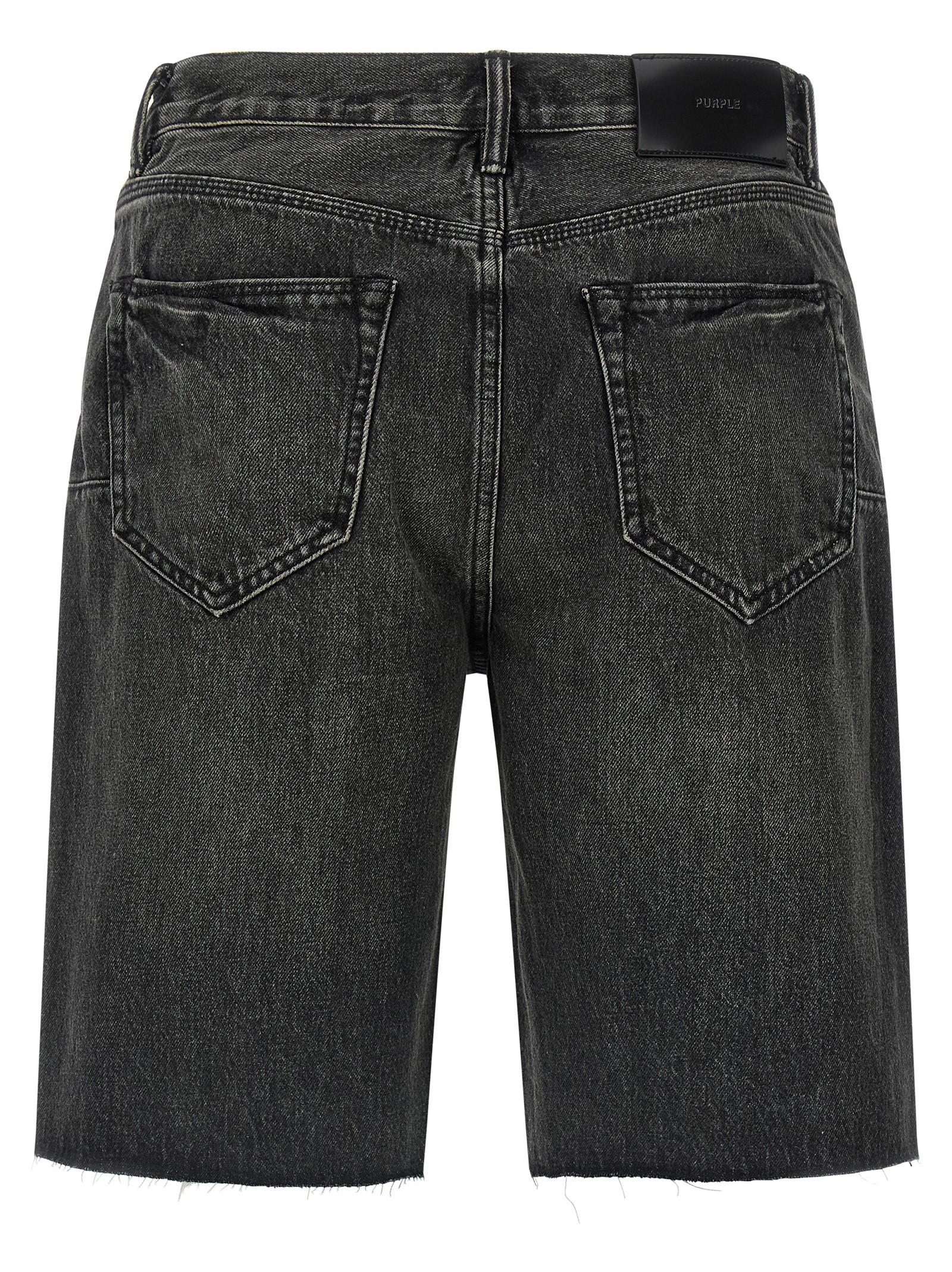 'P059 Kamari' bermuda shorts P059WBLK226BLACK (PURPLE / ショートパンツ ) | PURPLE (パープル)(1)