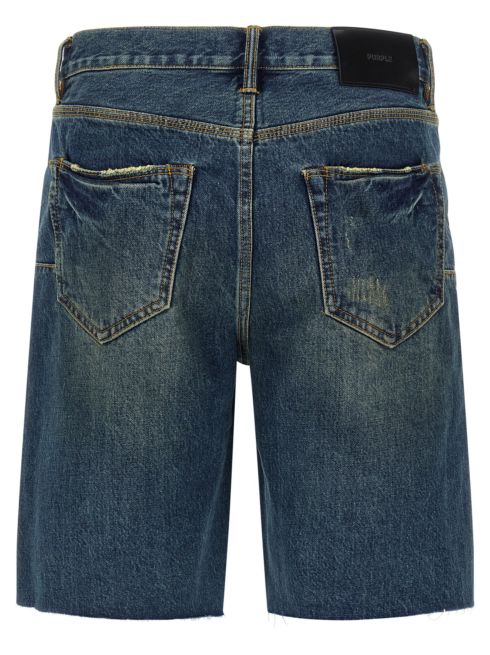 'P059 Vintage Mid' bermuda shorts P059VTST226MIDINDIGO (PURPLE / ショートパンツ ) | PURPLE (パープル)(1)