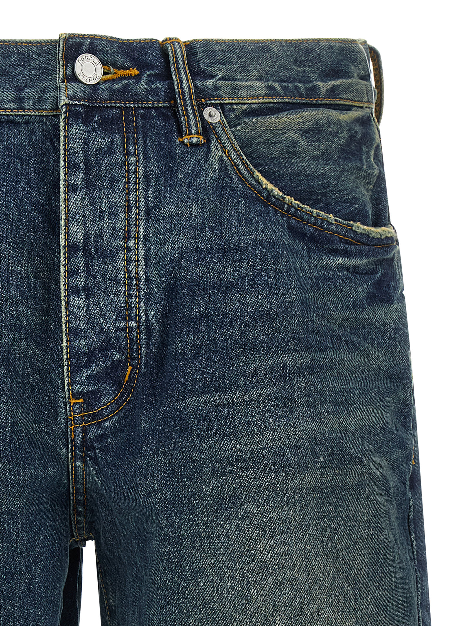 'P059 Vintage Mid' bermuda shorts P059VTST226MIDINDIGO (PURPLE / ショートパンツ ) | PURPLE (パープル)(2)