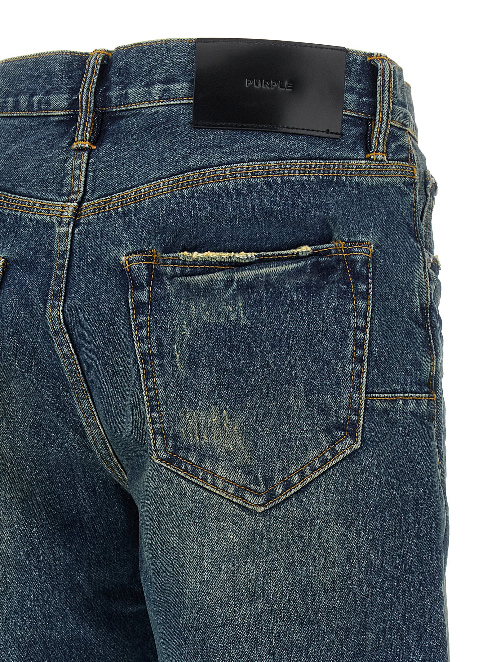 'P059 Vintage Mid' bermuda shorts P059VTST226MIDINDIGO (PURPLE / ショートパンツ ) | PURPLE (パープル)(3)