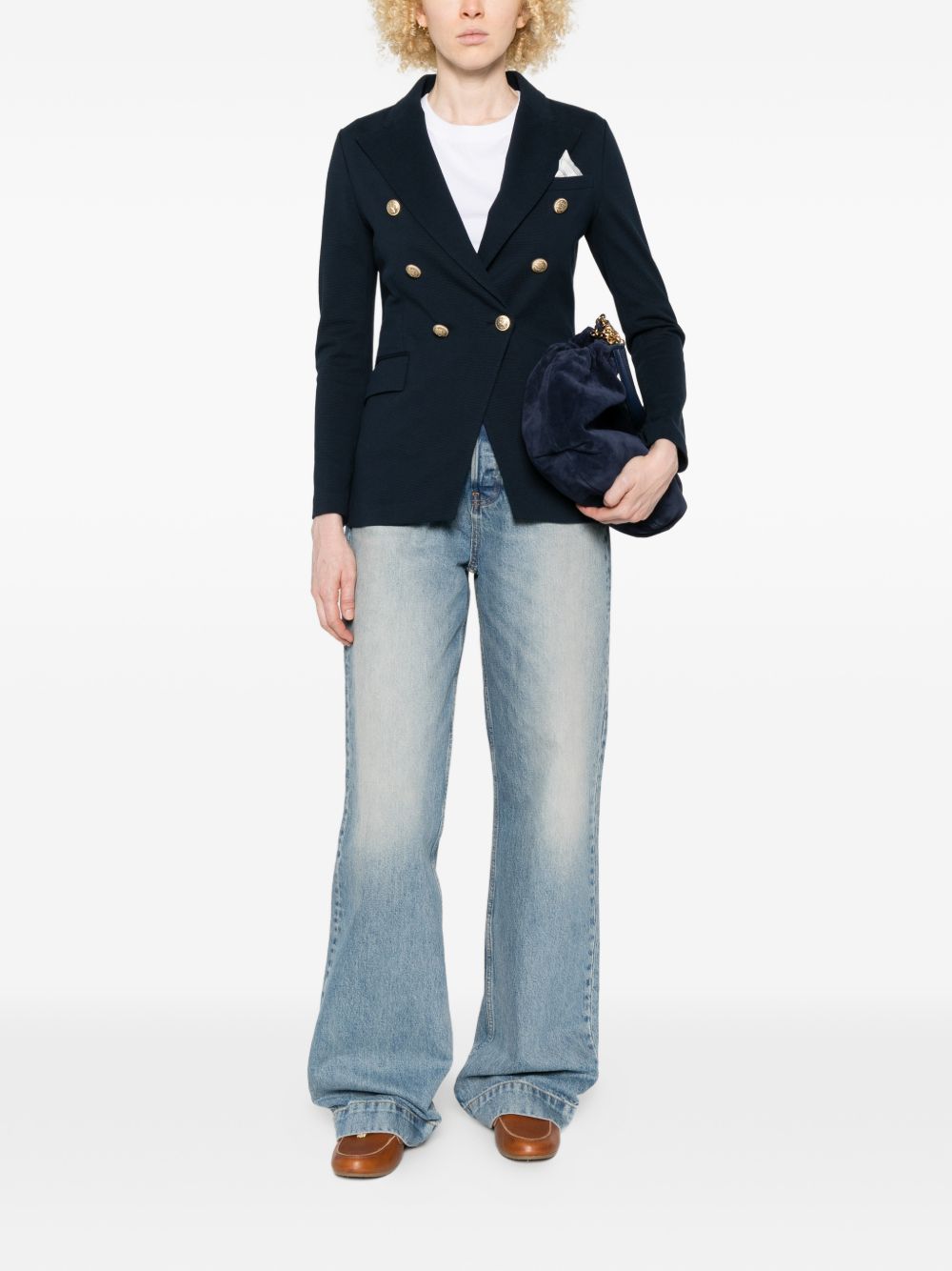 Circolo 1901 Jackets Blue FD3838447 (CIRCOLO 1901 / ブレザー・ジャケット ) | CIRCOLO 1901 (チルコロ1901)(3)