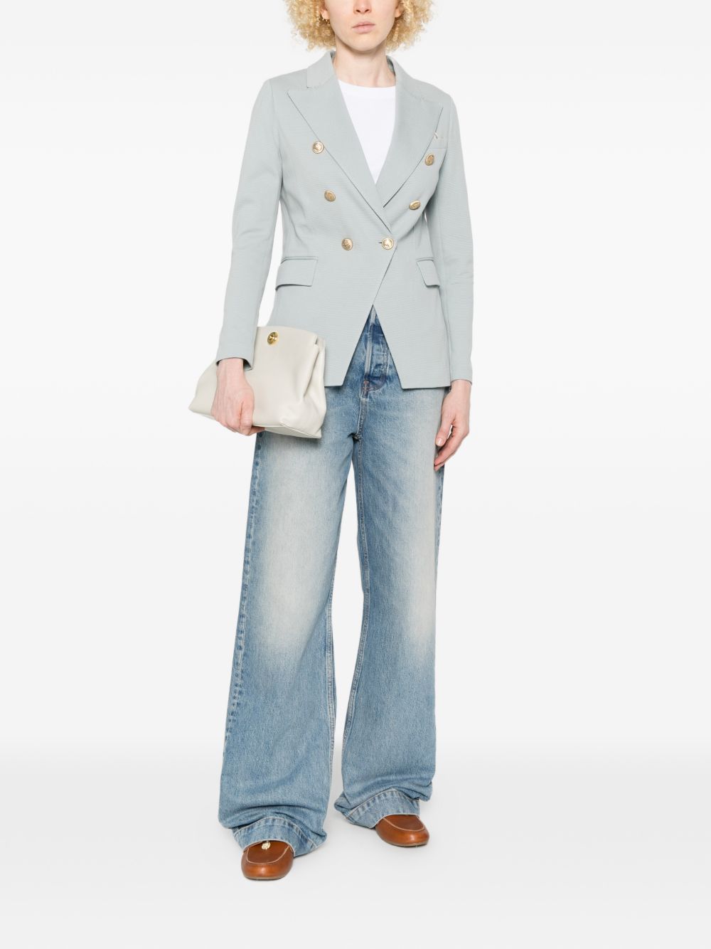 Circolo 1901 Jackets Clear Blue FD38381342 (CIRCOLO 1901 / ブレザー・ジャケット ) | CIRCOLO 1901 (チルコロ1901)(3)