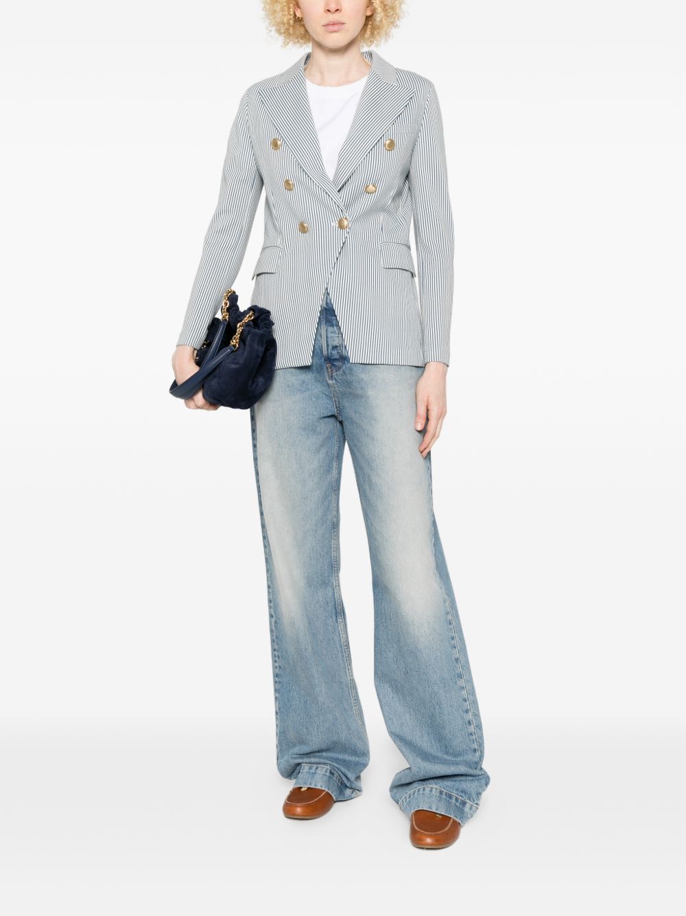 Circolo 1901 Jackets Blue FD3928BLU (CIRCOLO 1901 / ブレザー・ジャケット ) | CIRCOLO 1901 (チルコロ1901)(1)