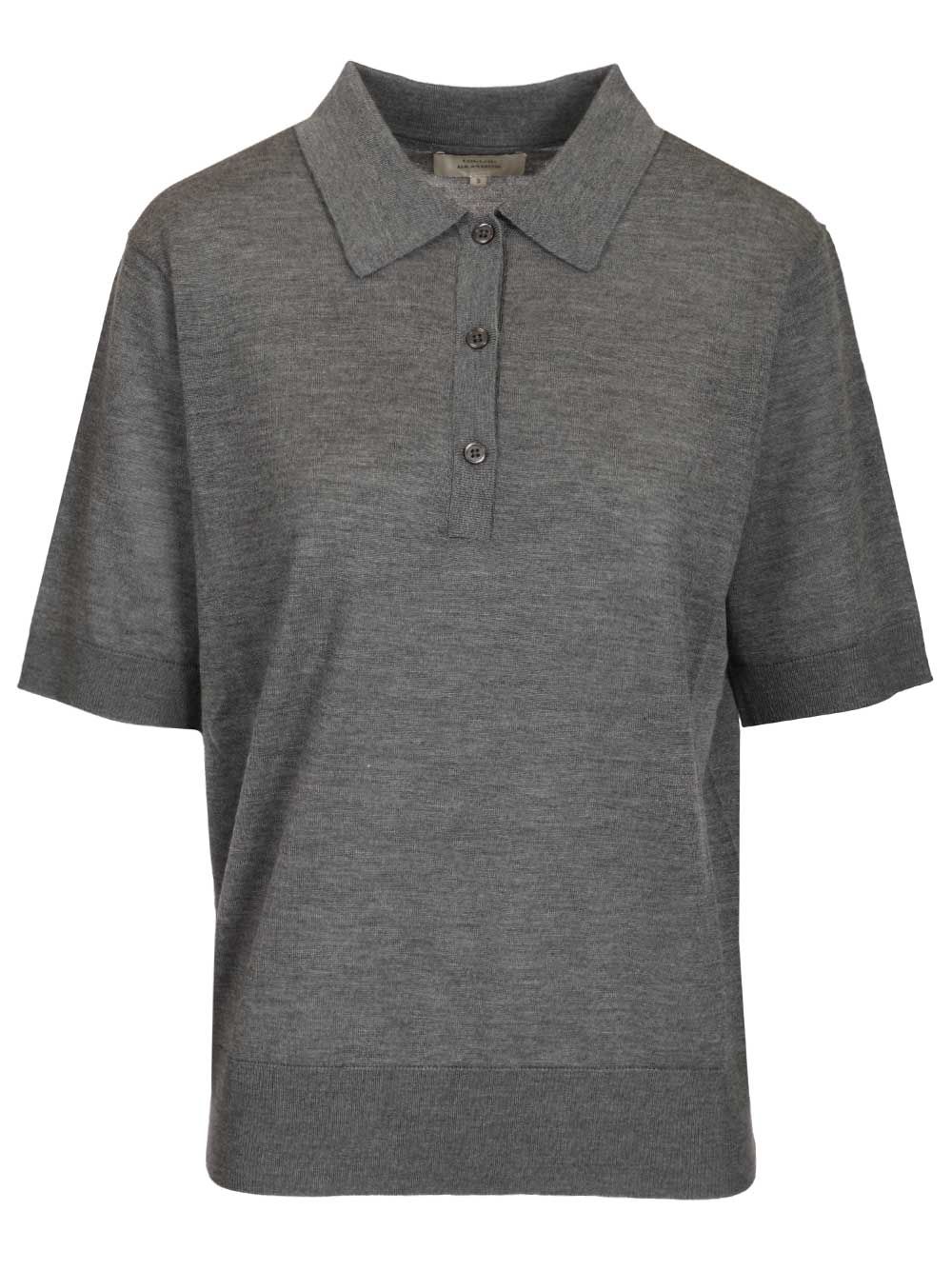 MIGO 01 FINE SHORT-SLEEVE POLO MIGO (LOULOU STUDIO / ポロシャツ ) | LOULOU STUDIO (ルルスタジオ)