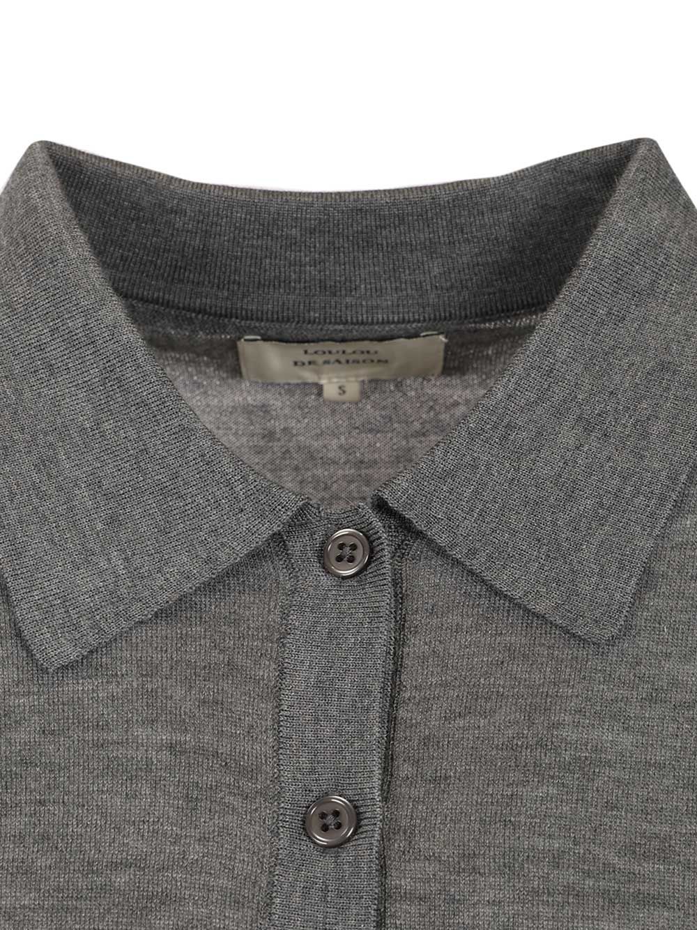 MIGO 01 FINE SHORT-SLEEVE POLO MIGO (LOULOU STUDIO / ポロシャツ ) | LOULOU STUDIO (ルルスタジオ)(3)