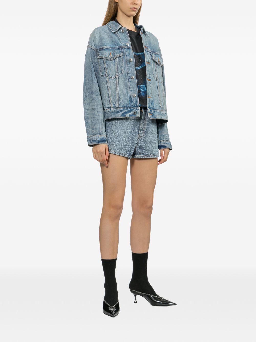 SELF PORTRAIT Shorts 804PBBLBLUE (self-portrait / ショートパンツ ) | self-portrait (セルフ・ポートレイト)(3)