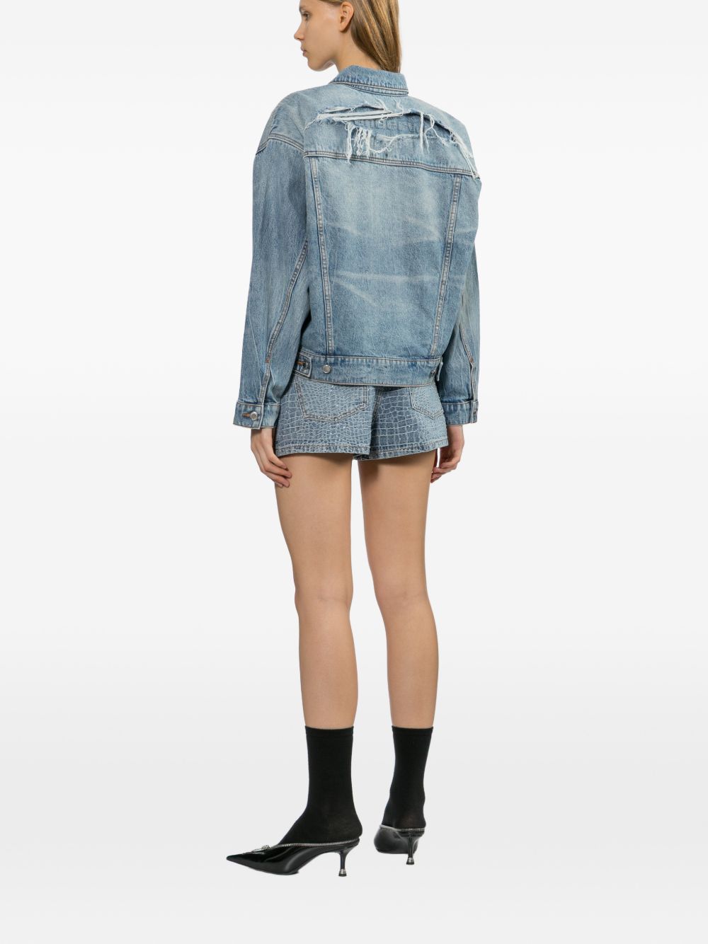 SELF PORTRAIT Shorts 804PBBLBLUE (self-portrait / ショートパンツ ) | self-portrait (セルフ・ポートレイト)(4)