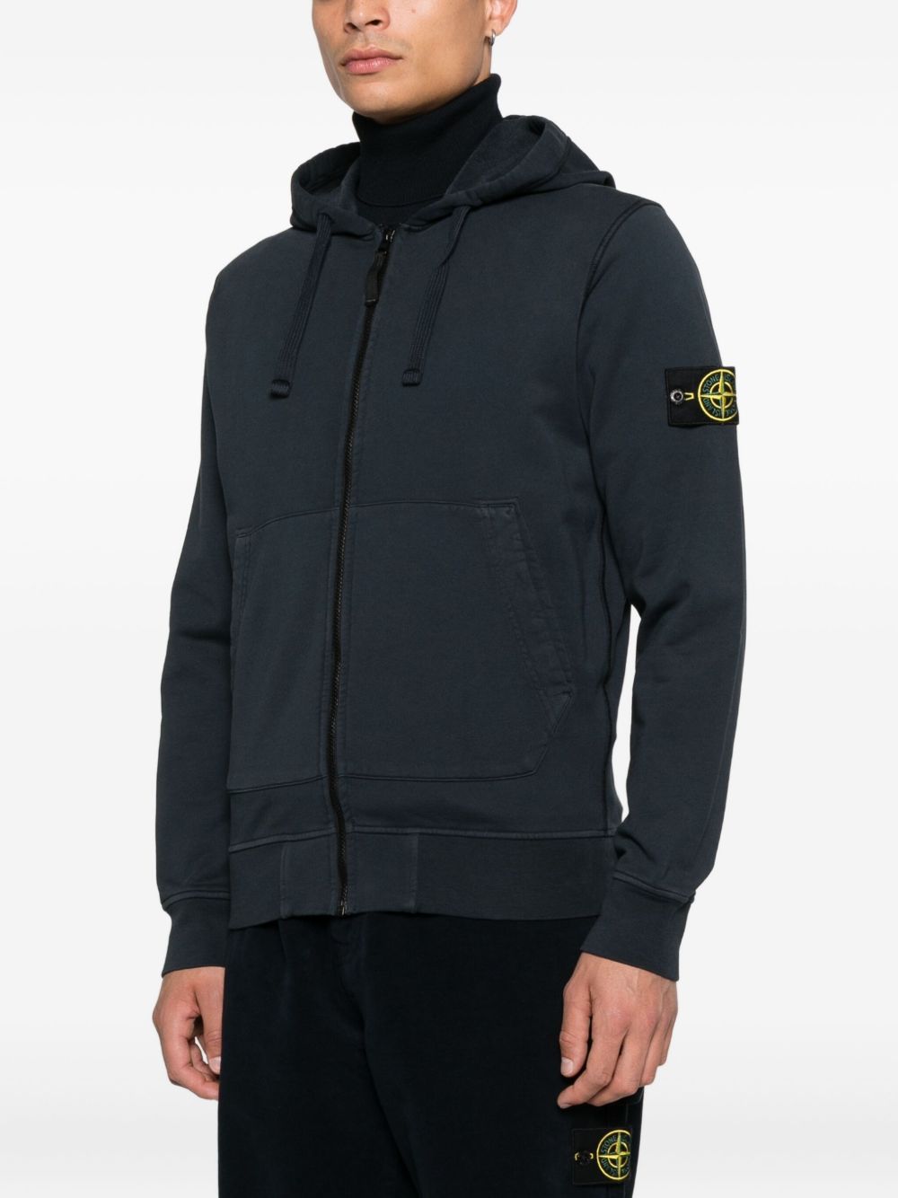 Stone Island Sweaters Blue L1S156100061S0051V0020 (STONE ISLAND / スウェット・フーディー ) | STONE ISLAND (ストーンアイランド)(3)