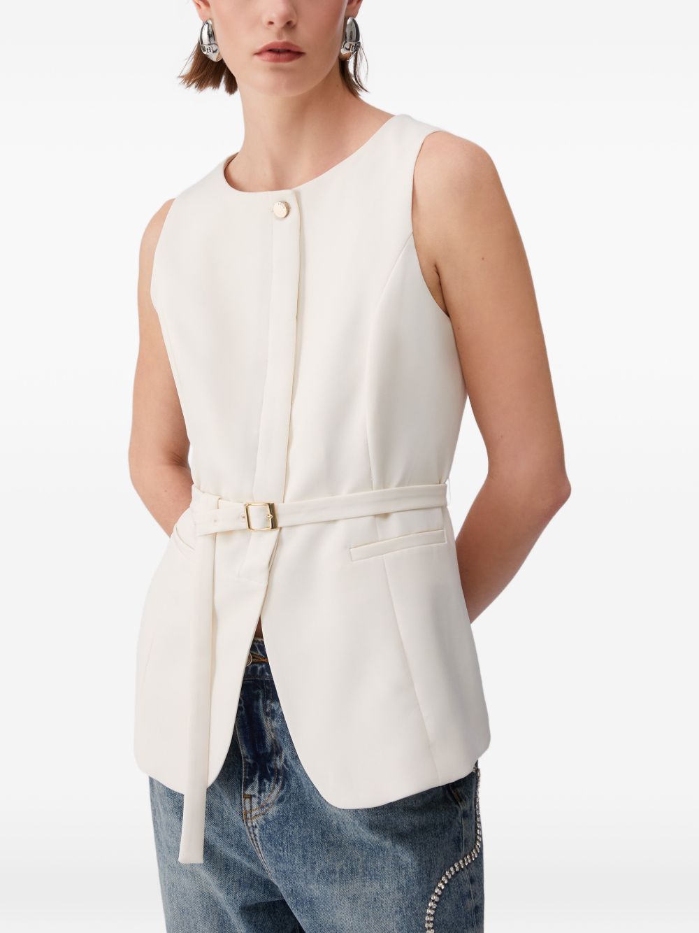 Liu Jo Jackets Cream WA6209TS896X0760 (LIU•JO / ベスト ) | LIU•JO (リュー・ジョー)(1)