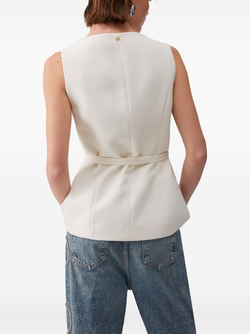 Liu Jo Jackets Cream WA6209TS896X0760 (LIU•JO / ベスト ) | LIU•JO (リュー・ジョー)(2)