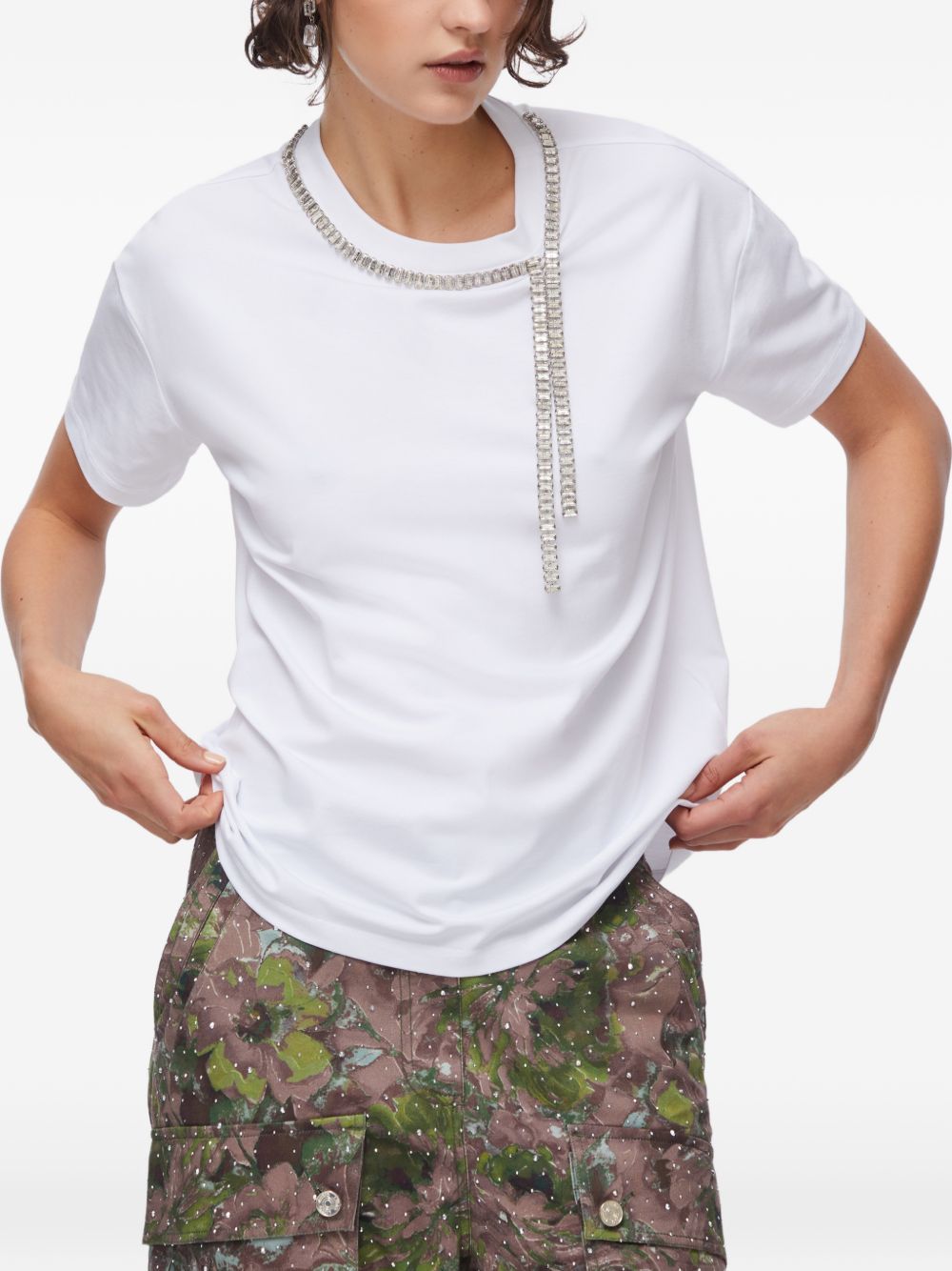 Liu Jo T-shirts and Polos White CA6167JS08811111 (LIU•JO / Tシャツ・カットソー ) | LIU•JO (リュー・ジョー)(1)