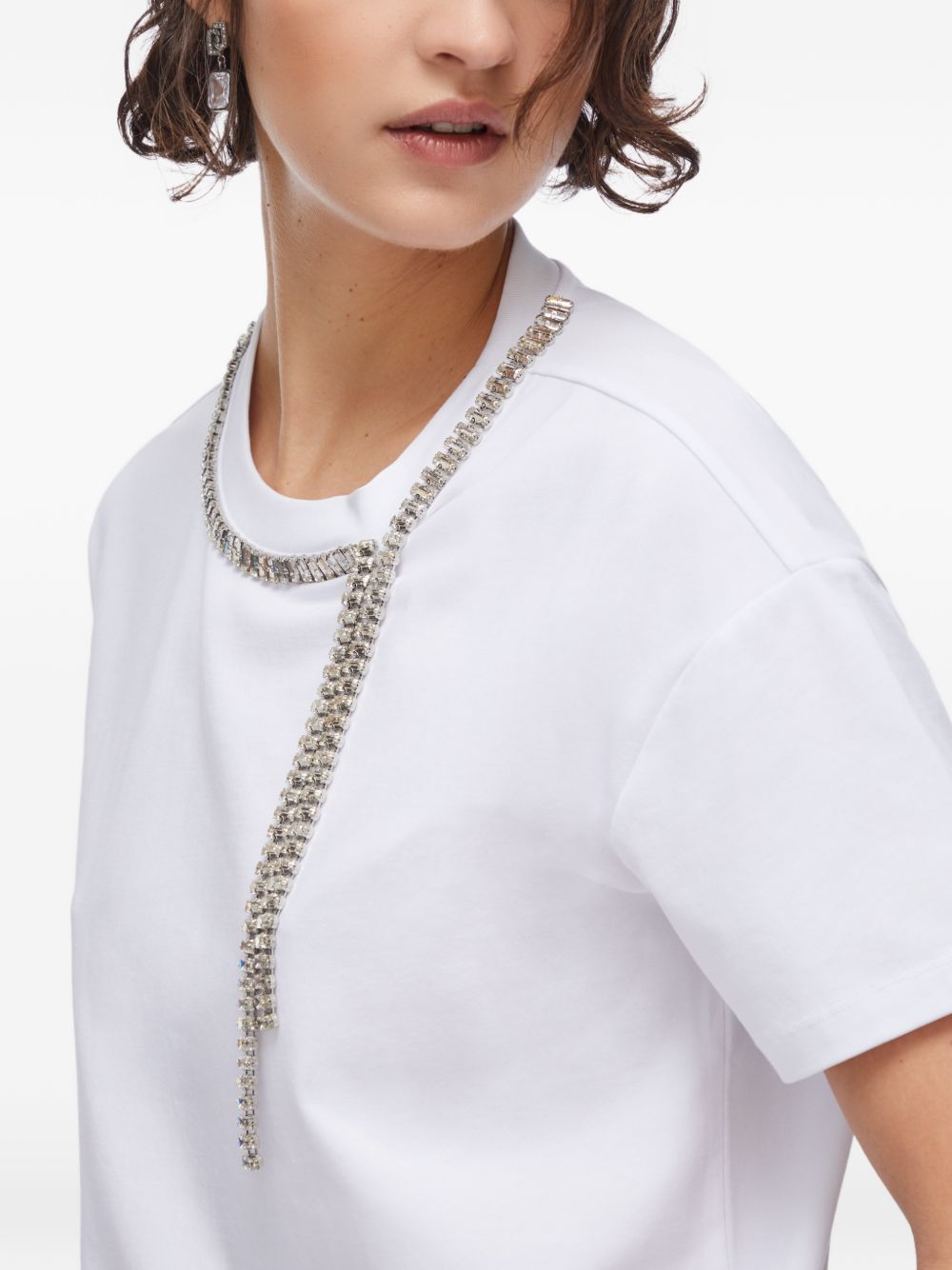 Liu Jo T-shirts and Polos White CA6167JS08811111 (LIU•JO / Tシャツ・カットソー ) | LIU•JO (リュー・ジョー)(4)