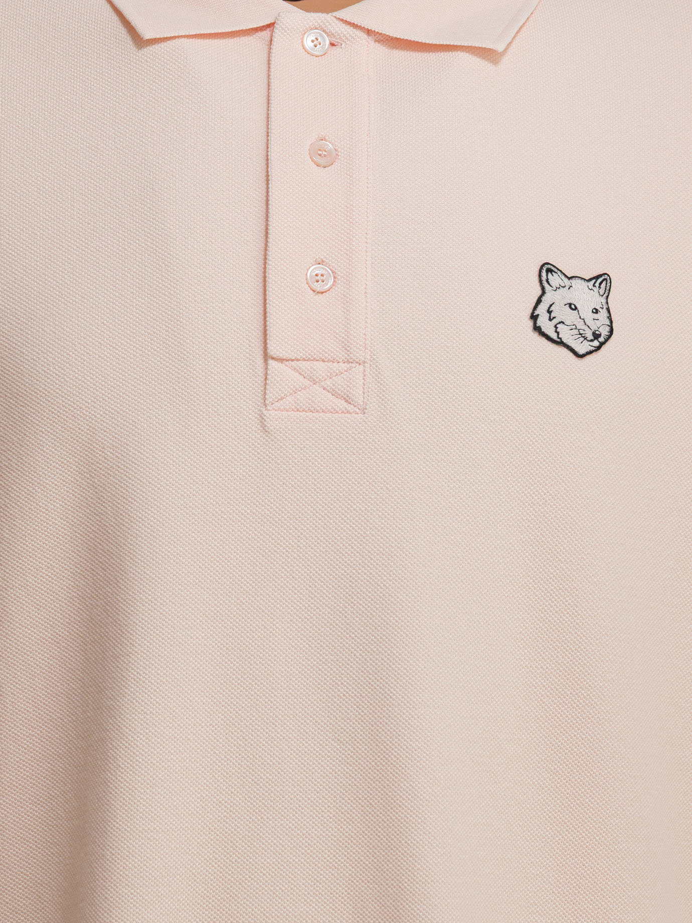 "Fox Head" Polo shirt with buttons PM00211KP00010448 (Maison Kitsuné / ポロシャツ ) | Maison Kitsuné (メゾン キツネ)(2)