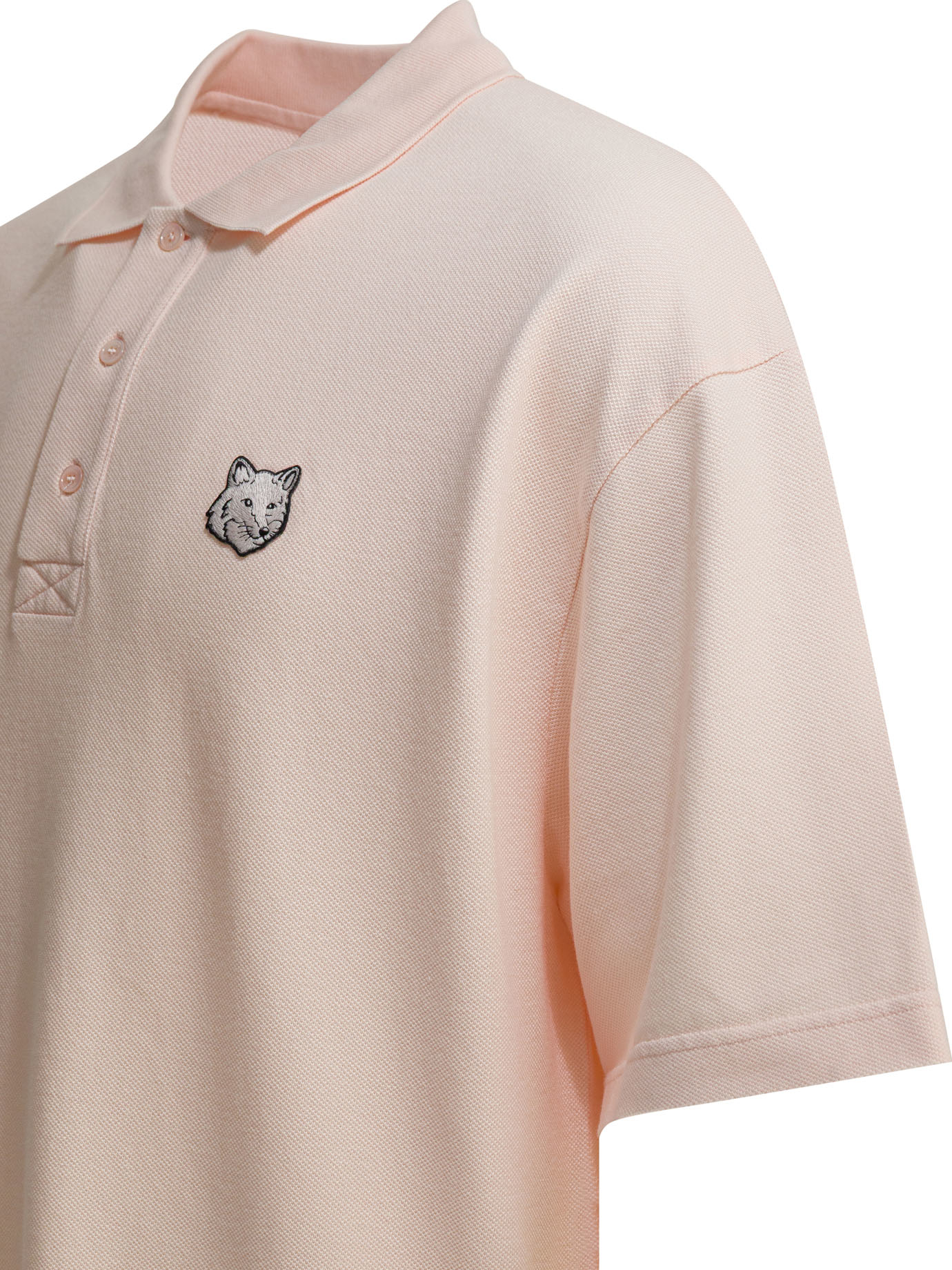 "Fox Head" Polo shirt with buttons PM00211KP00010448 (Maison Kitsuné / ポロシャツ ) | Maison Kitsuné (メゾン キツネ)(3)