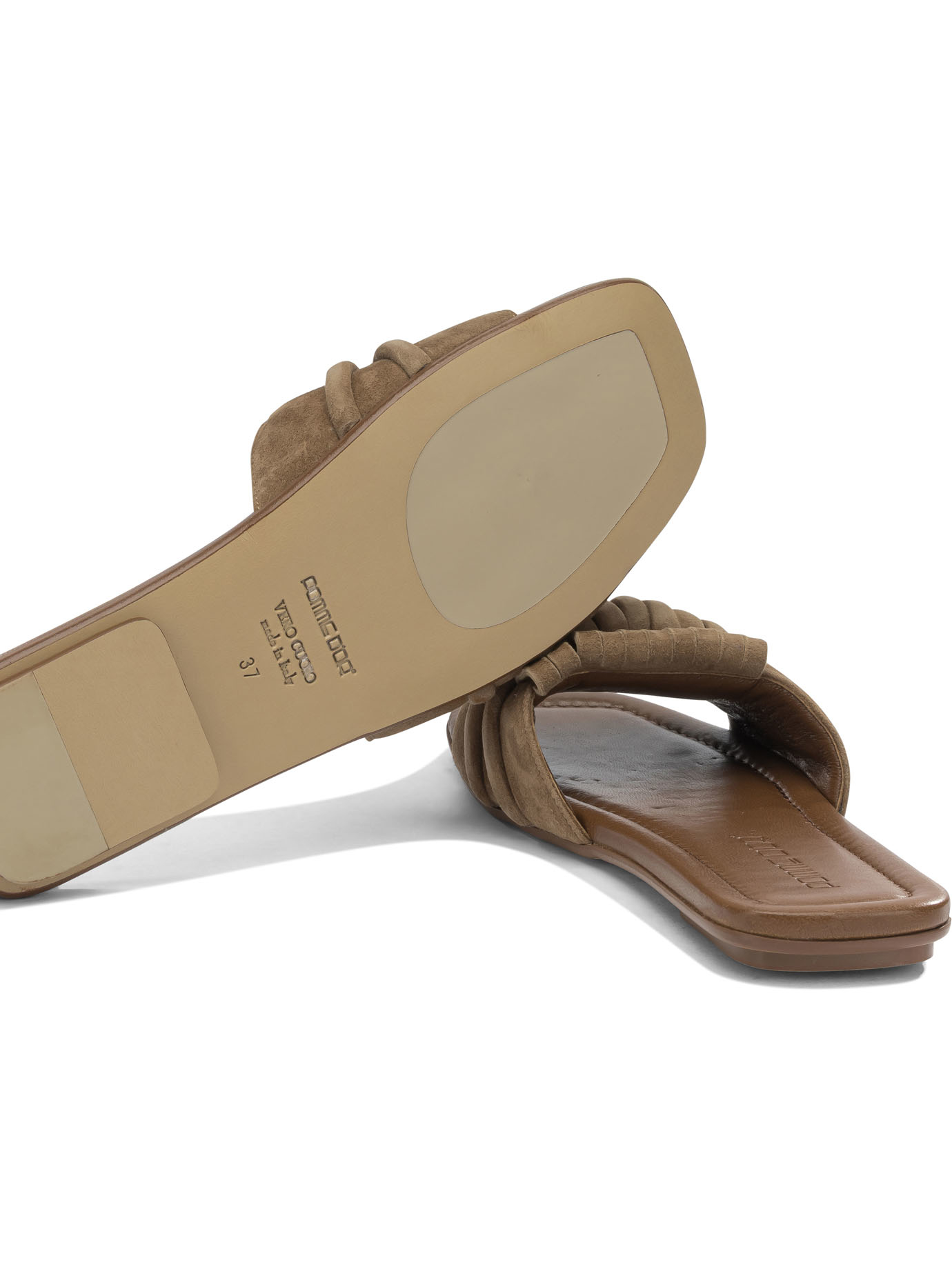 Slide in pelle scamosciata 1099GLENNCAMOSCIO (POMME D'OR / サンダル ) | POMME D'OR (ポモドーロ)(4)