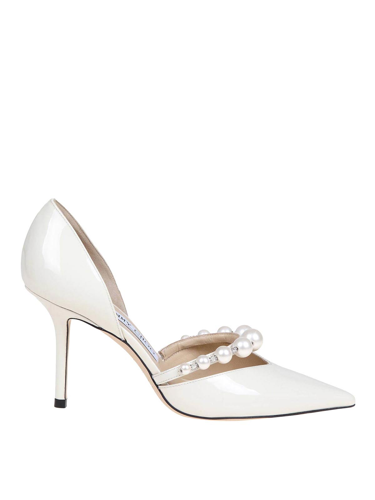 Aurelie 85 Patent Leather Pumps AURELIE85XKMLATTE (JIMMY CHOO / パンプス・ハイヒール ) | JIMMY CHOO (ジミー チュウ)