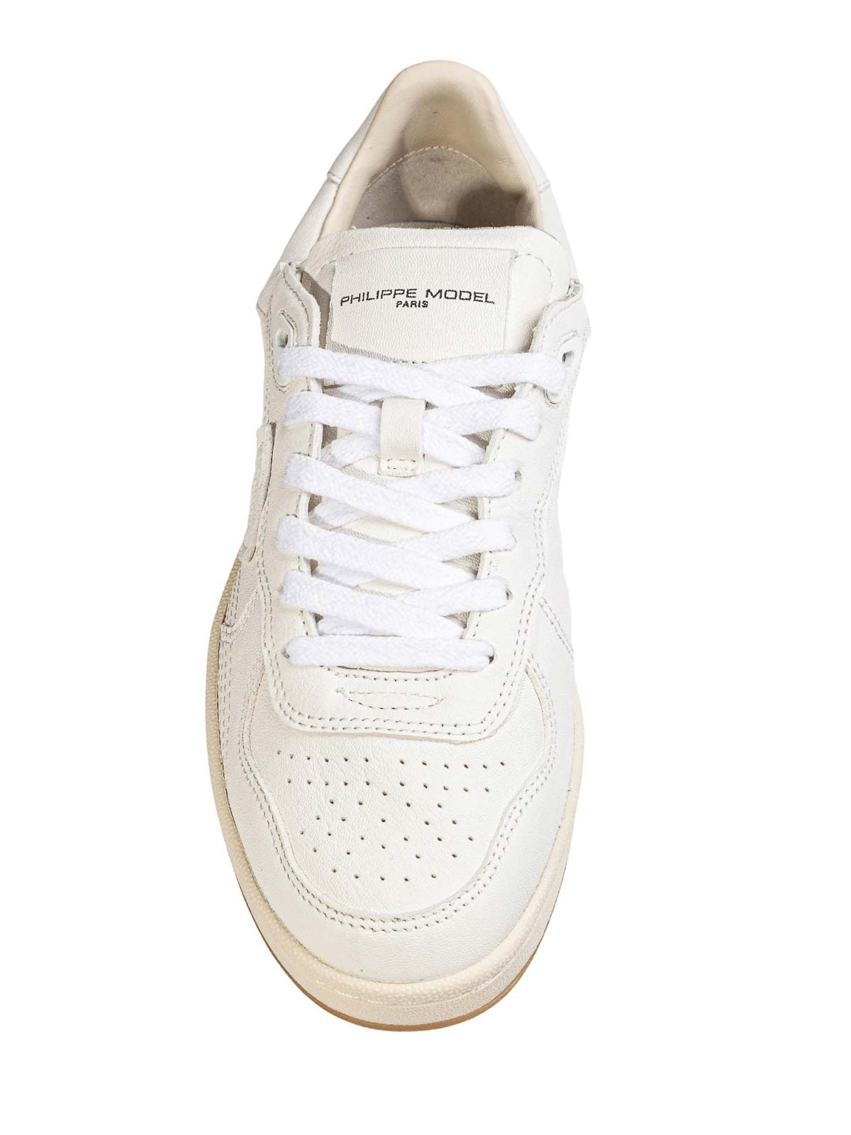 Pgal Sneakers In White Leather PGLDWW01 (PHILIPPE MODEL / スニーカー ) | PHILIPPE MODEL (フィリップモデル)(1)
