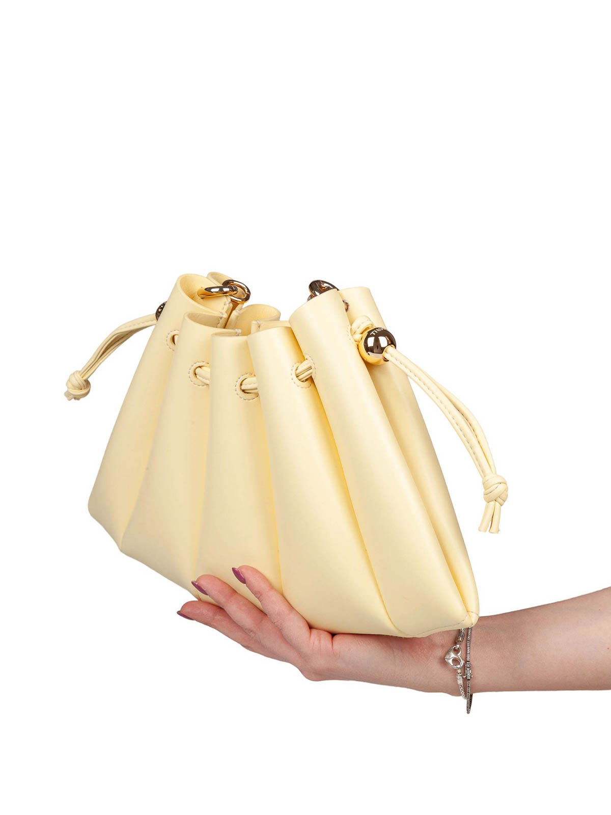 Calipso Bag In Yellow Vegan Leather 261WTMCC0OOVF0616A (THEMOIRè / ハンドバッグ・ショルダーバッグ ) | THEMOIRè (テモワール)(1)