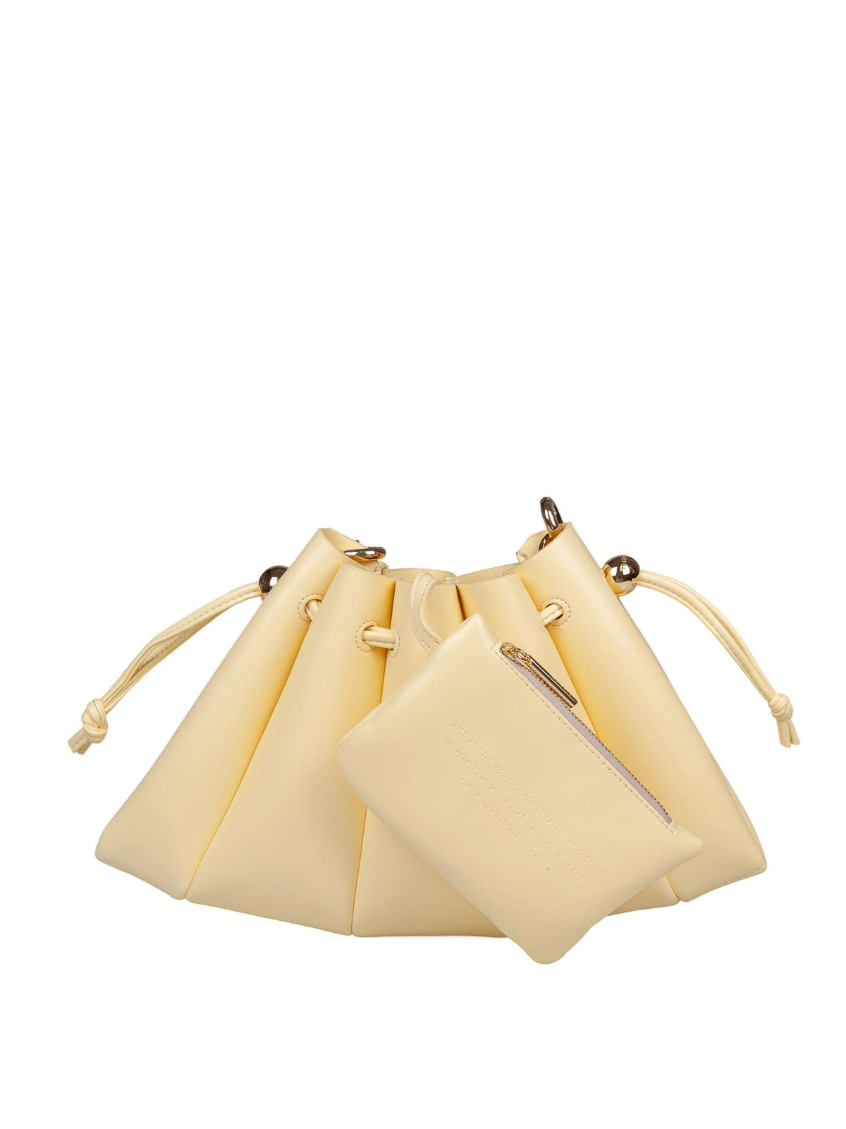 Calipso Bag In Yellow Vegan Leather 261WTMCC0OOVF0616A (THEMOIRè / ハンドバッグ・ショルダーバッグ ) | THEMOIRè (テモワール)(3)