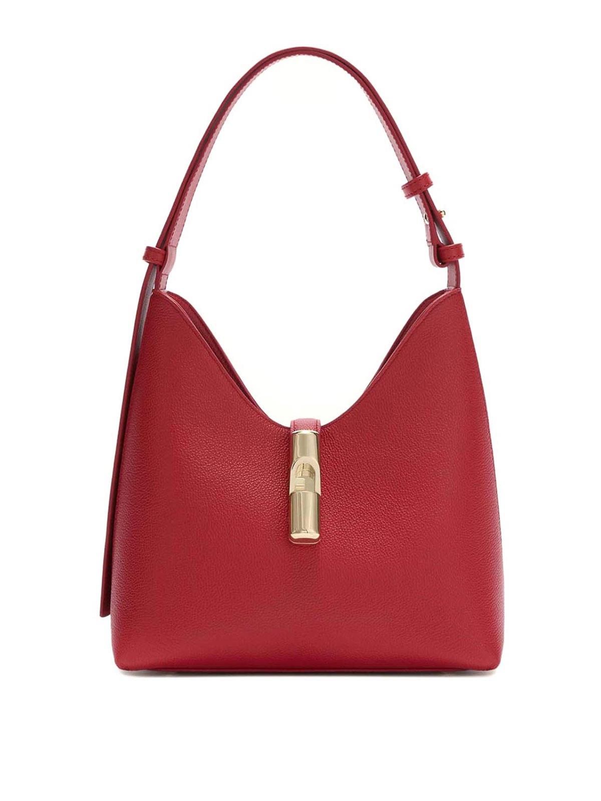 Goccia S Hobo Bag In Red Leather WB01979BX33534484S (FURLA / ハンドバッグ・ショルダーバッグ ) | FURLA (フルラ)