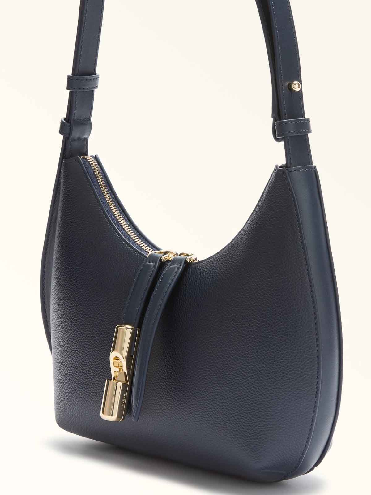 Goccia S Shoulder Bag In Blue Leather WB01500BX33534852S (FURLA / ハンドバッグ・ショルダーバッグ ) | FURLA (フルラ)(1)