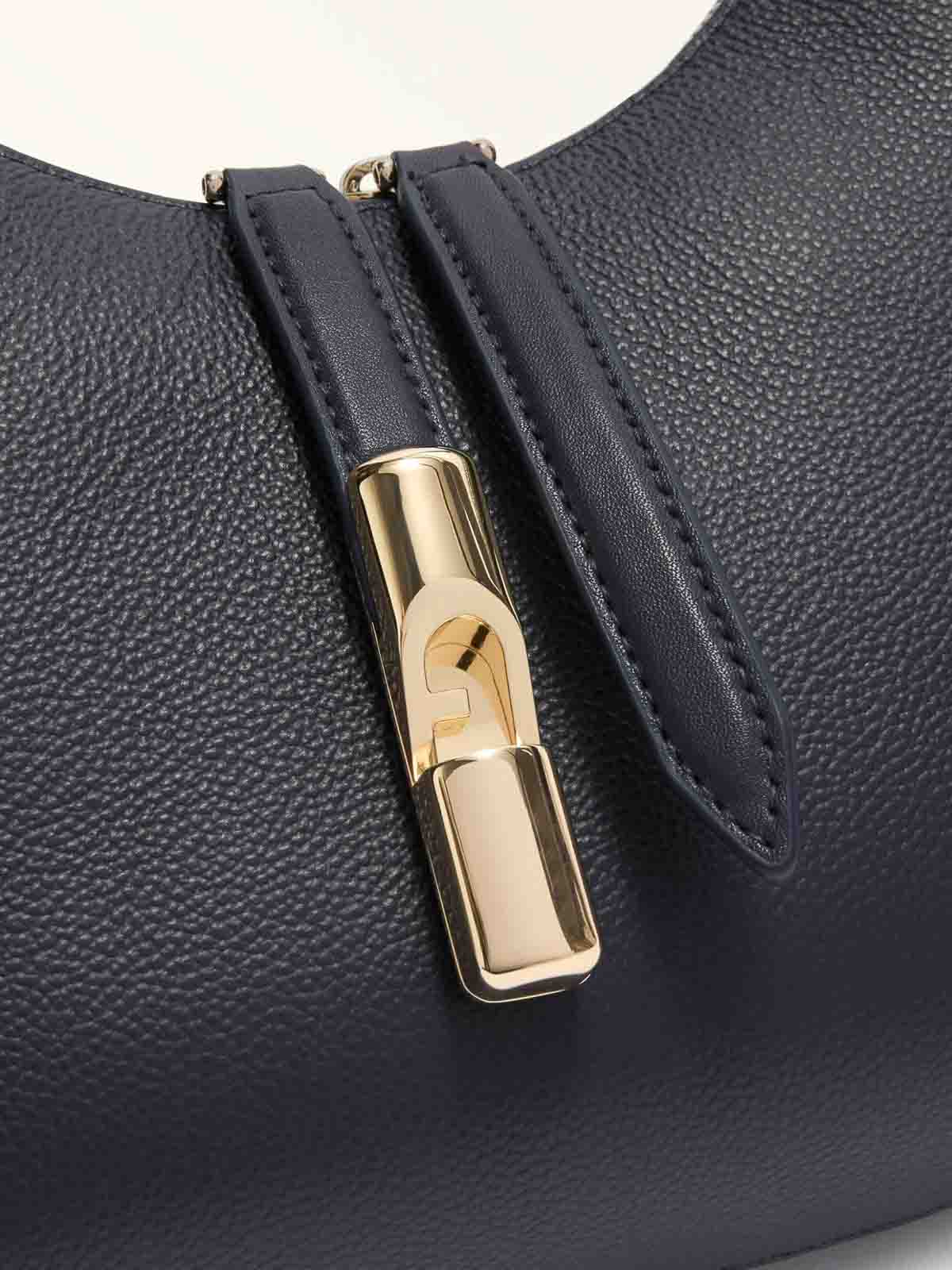 Goccia S Shoulder Bag In Blue Leather WB01500BX33534852S (FURLA / ハンドバッグ・ショルダーバッグ ) | FURLA (フルラ)(2)