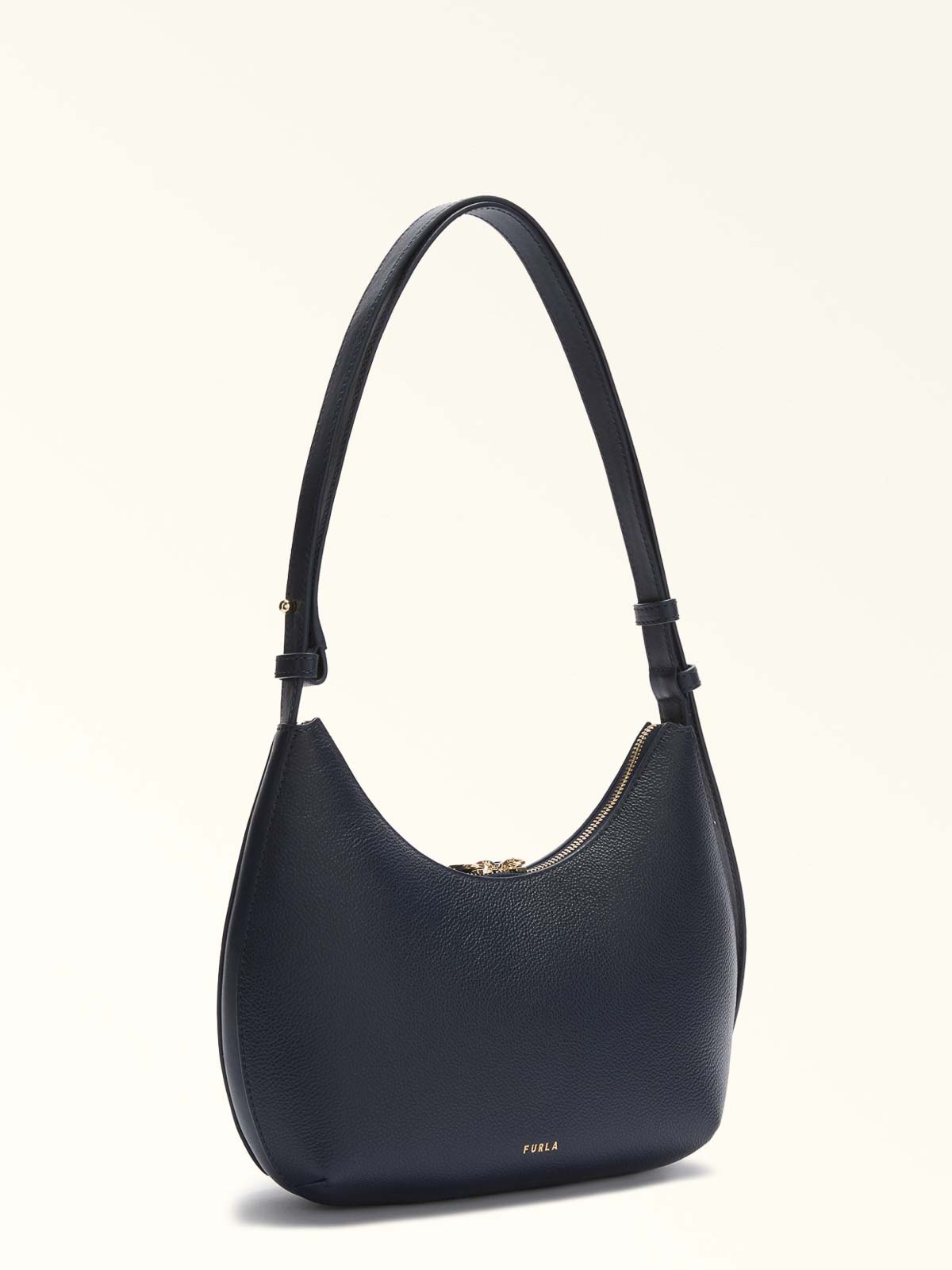 Goccia S Shoulder Bag In Blue Leather WB01500BX33534852S (FURLA / ハンドバッグ・ショルダーバッグ ) | FURLA (フルラ)(3)