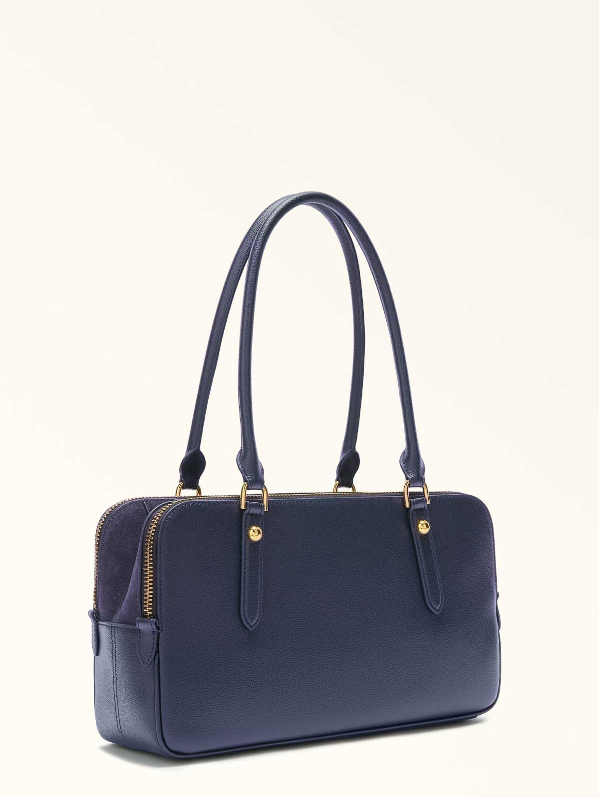 Giulia M Boston Shoulder Bag In Blue Leather WB01871BX04602676S (FURLA / ハンドバッグ・ショルダーバッグ ) | FURLA (フルラ)(1)